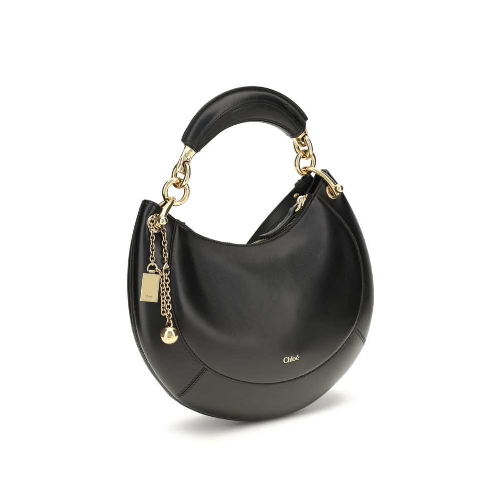 Chloé Banana Small Hobo Bag - Black Soft Leather