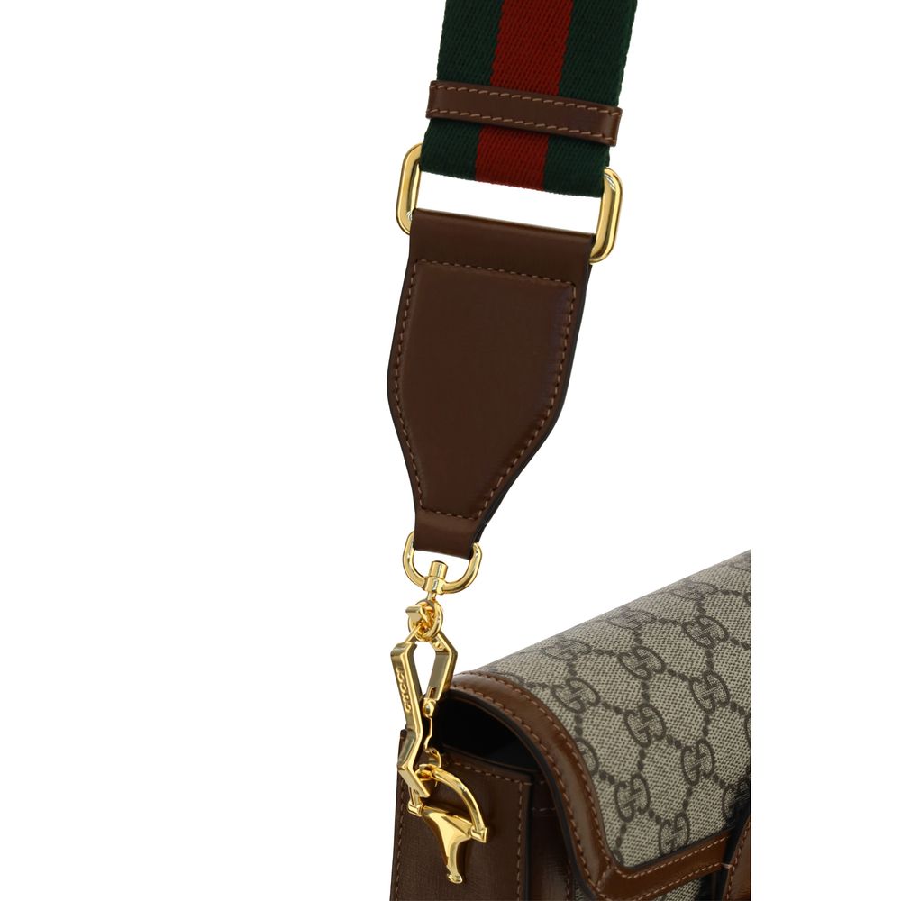 Gucci Horsebit 1955 Small Shoulder Bag - GG Supreme Canvas