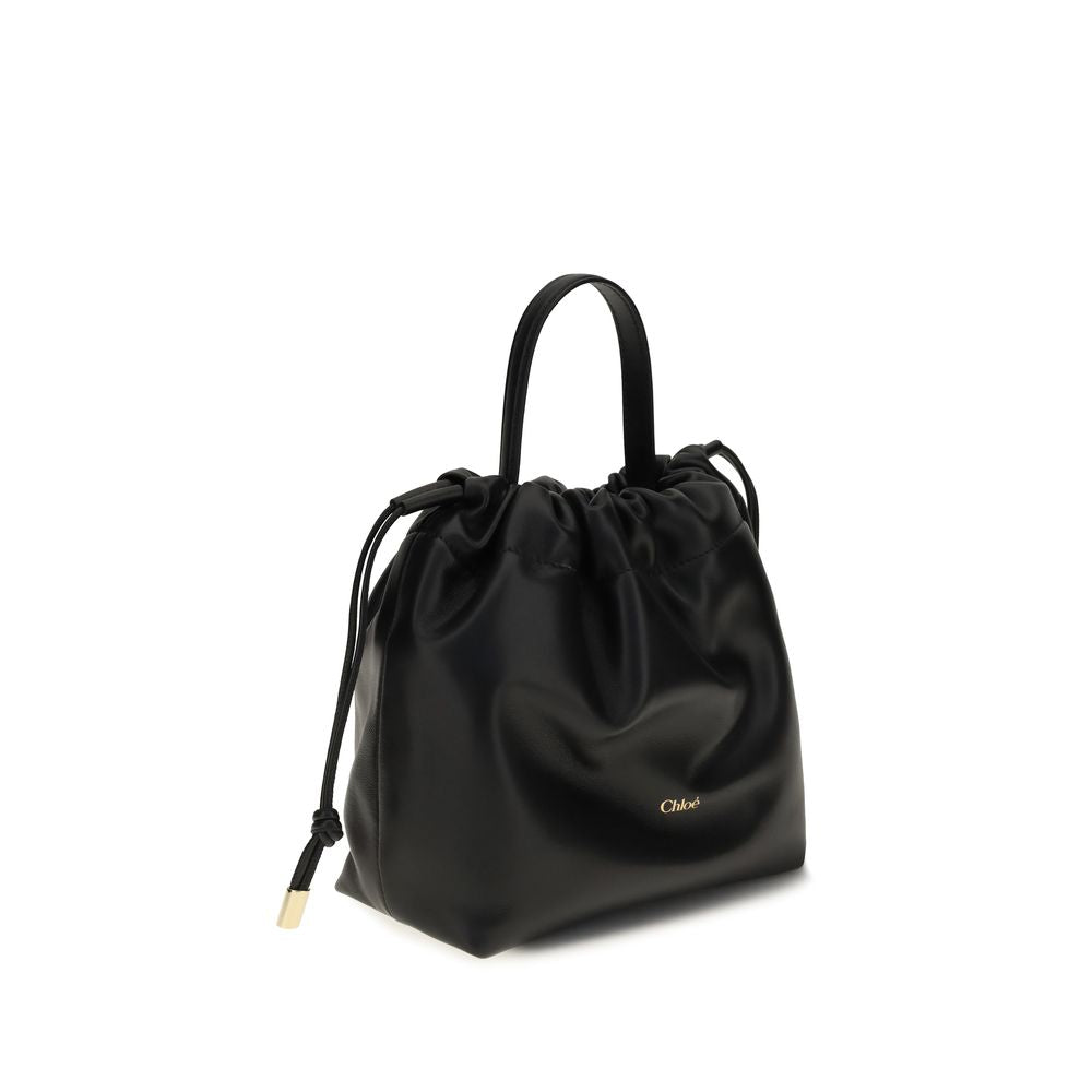 Chloé Icons Small Shoulder Bag with Chain - Black
