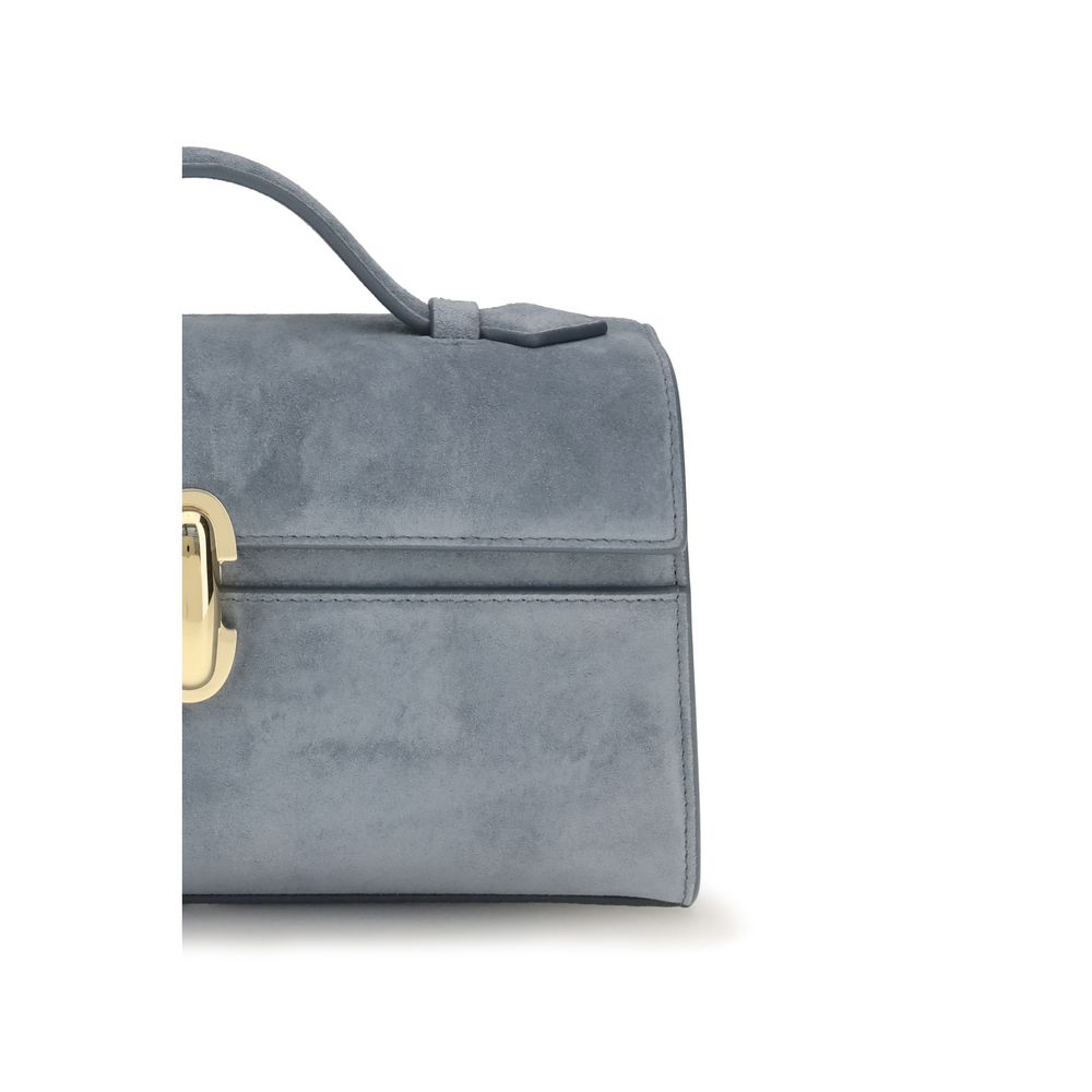 Savette Symmetry Pochette - Denim Suede