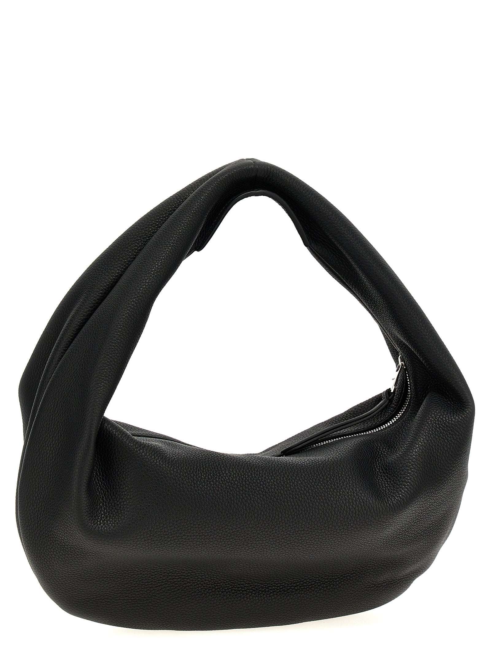 Khaite Olivia Medium Hobo Bag - Black Leather