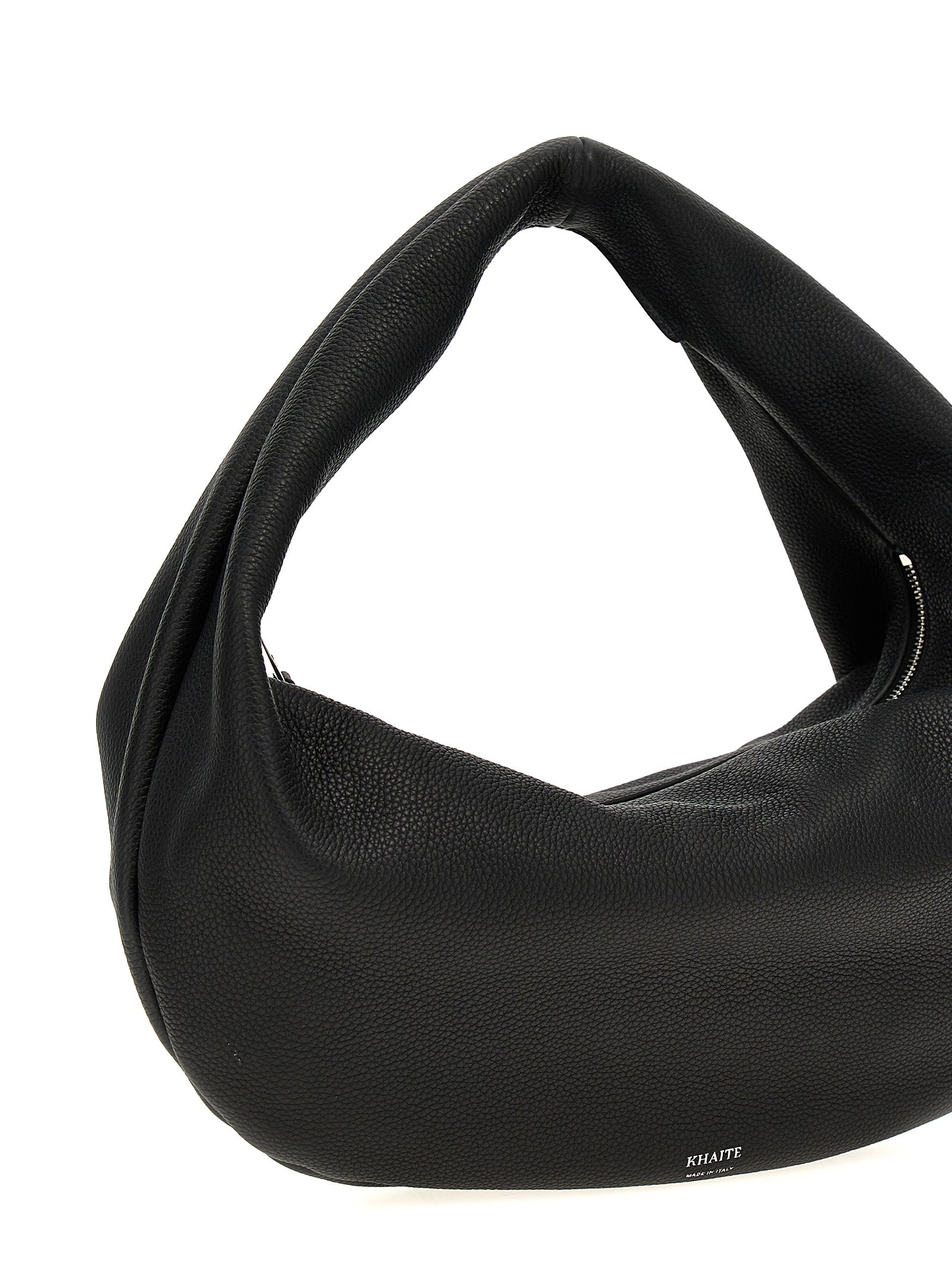 Khaite Olivia Medium Hobo Bag - Black Leather