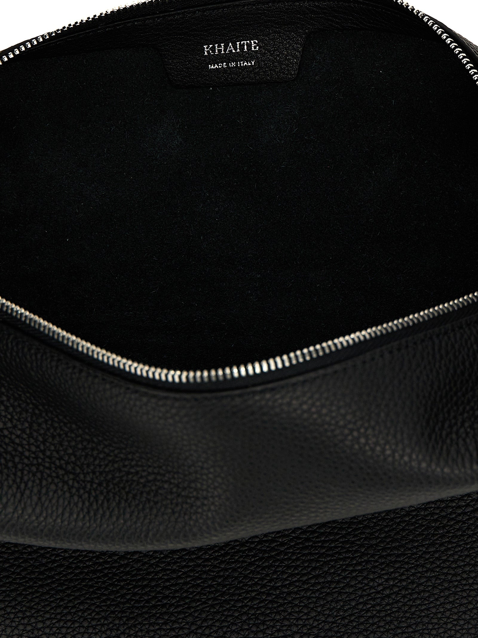 Khaite Olivia Medium Hobo Bag - Black Leather