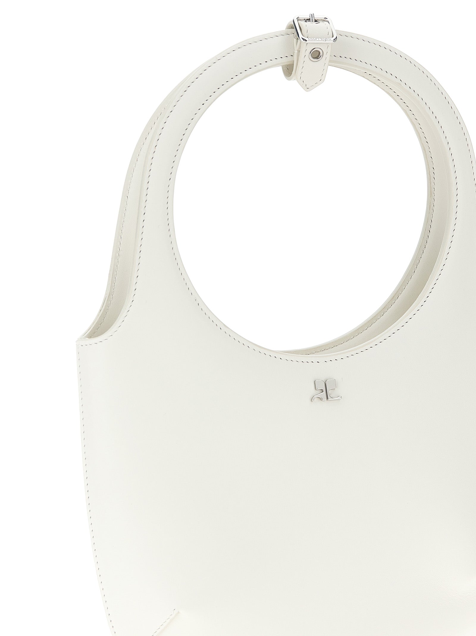 Courrèges Holy Leather Bag - Off White