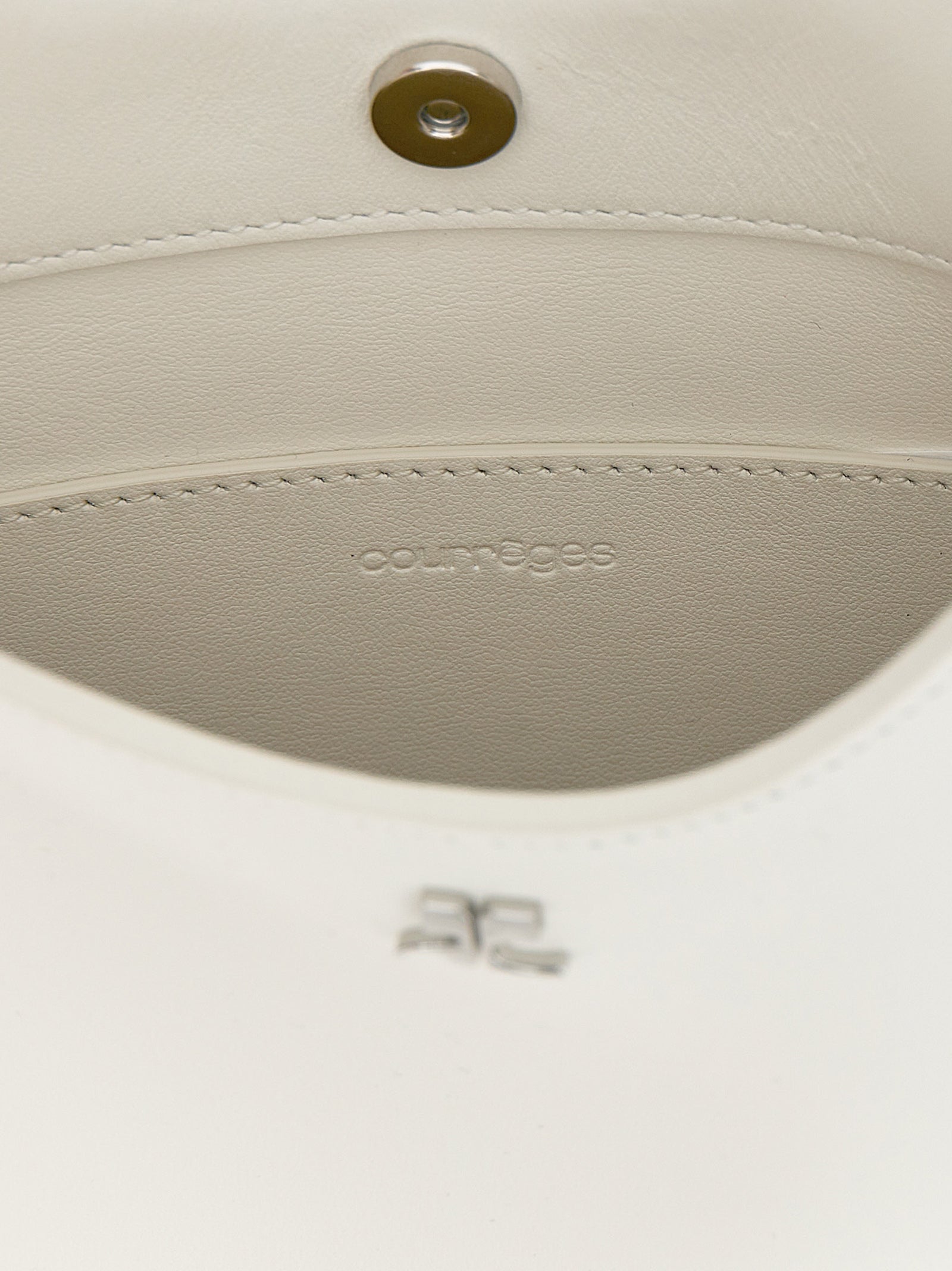 Courrèges Holy Leather Bag - Off White