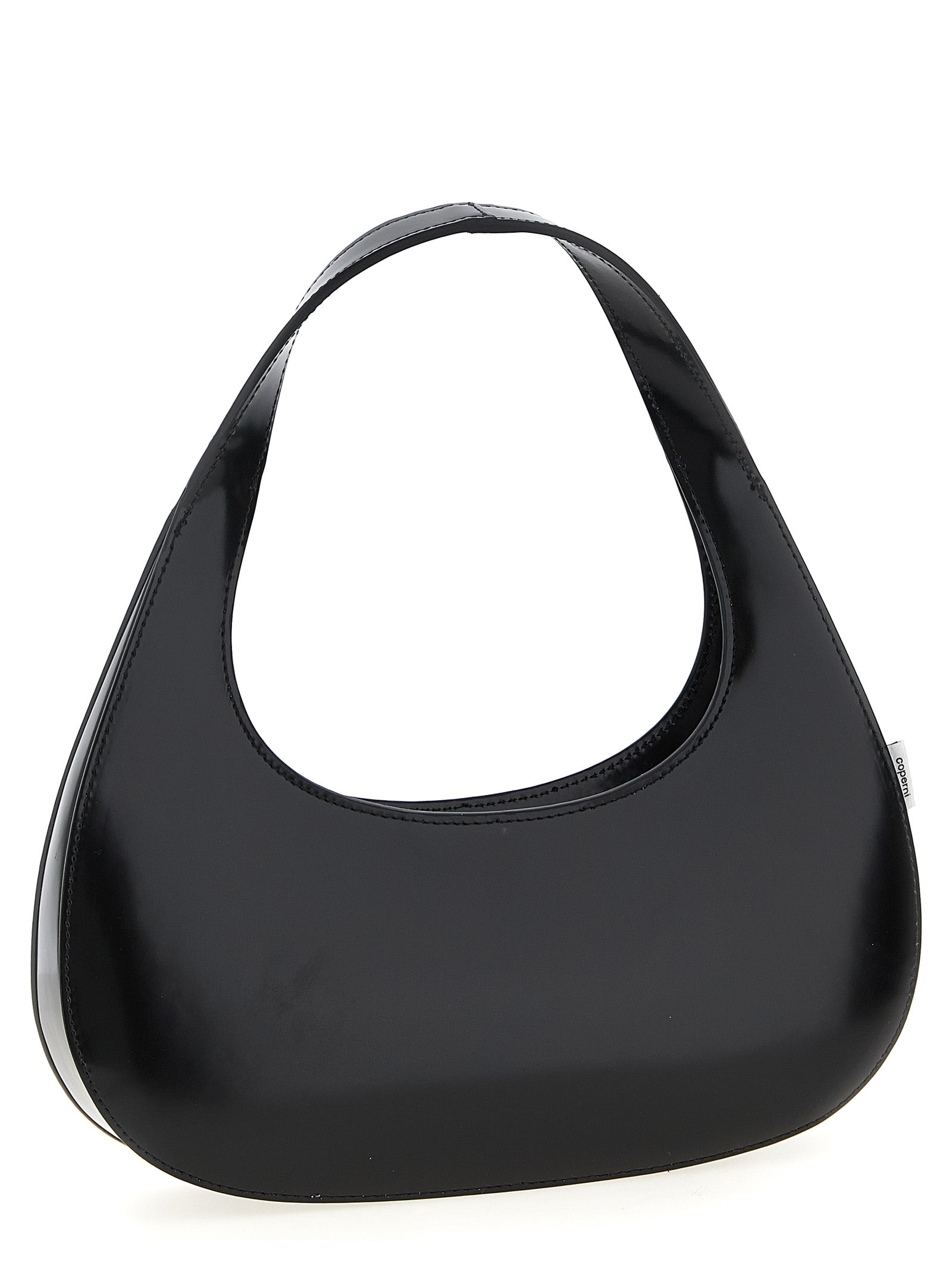Coperni Loop Swipe Bag - Black Matte Leather