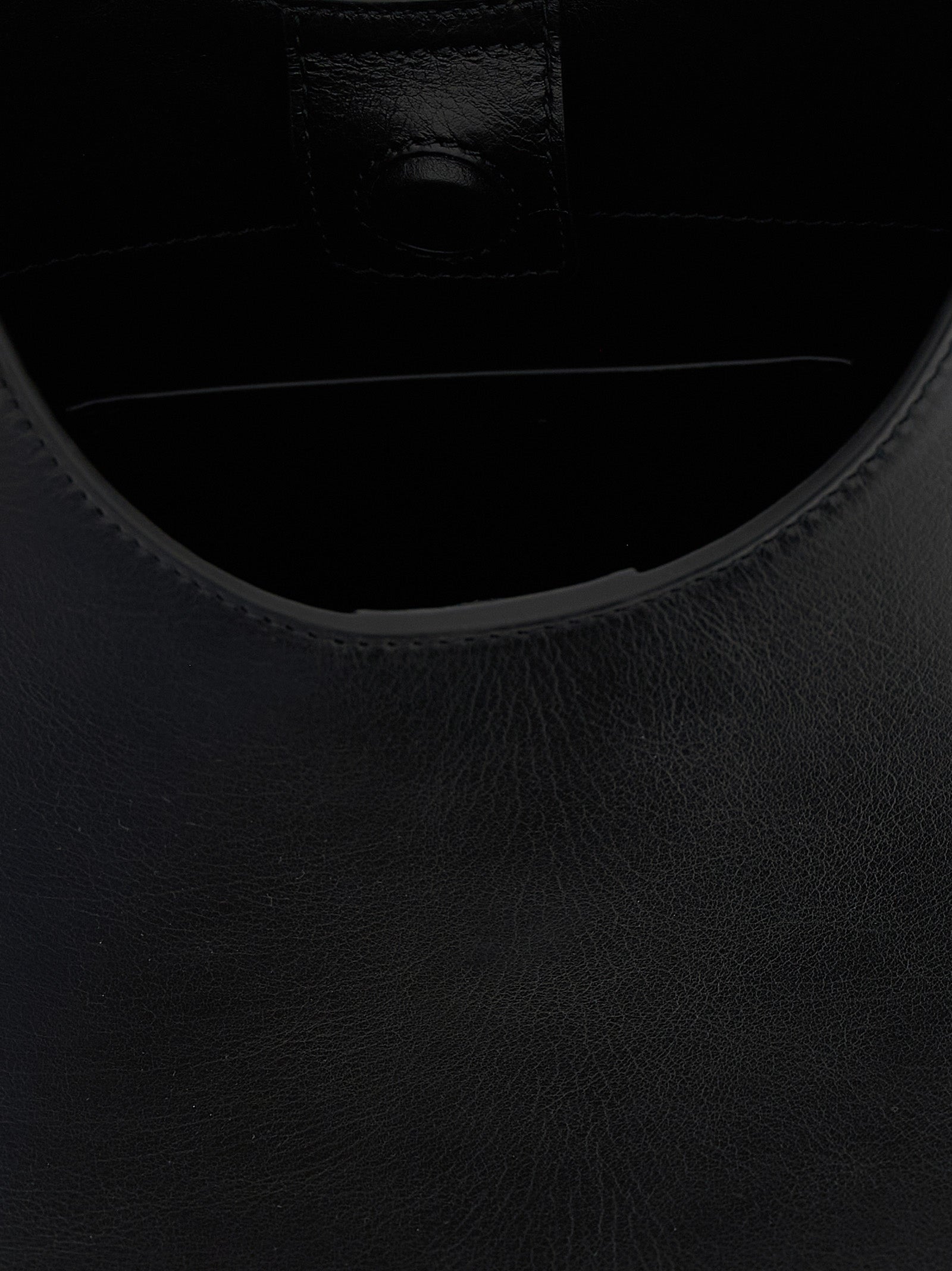 Jil Sander Eldorado Small Bag - Black with Metal Studs