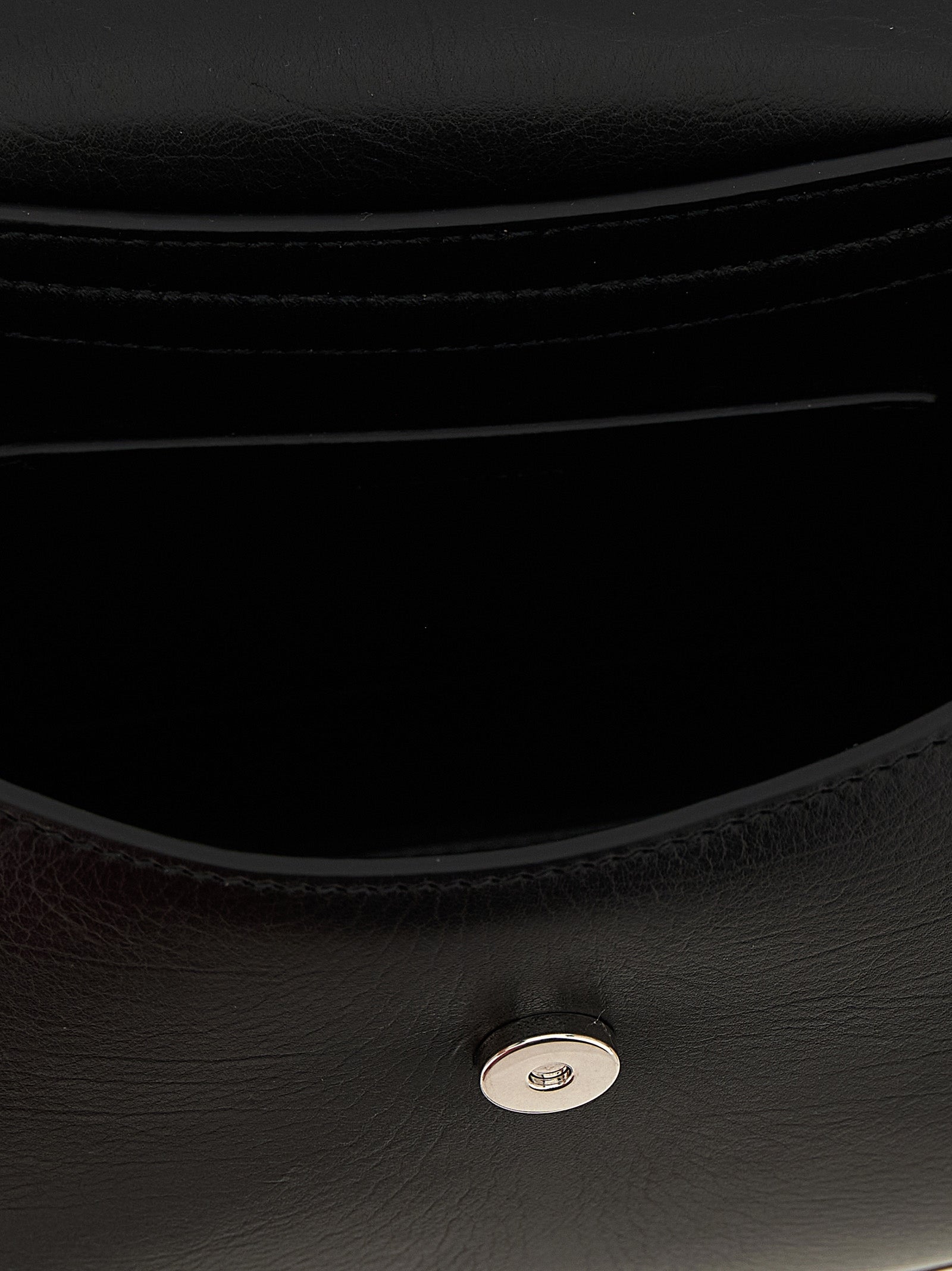 Jil Sander Eldorado Small Crossbody Bag - Black with Metal Studs