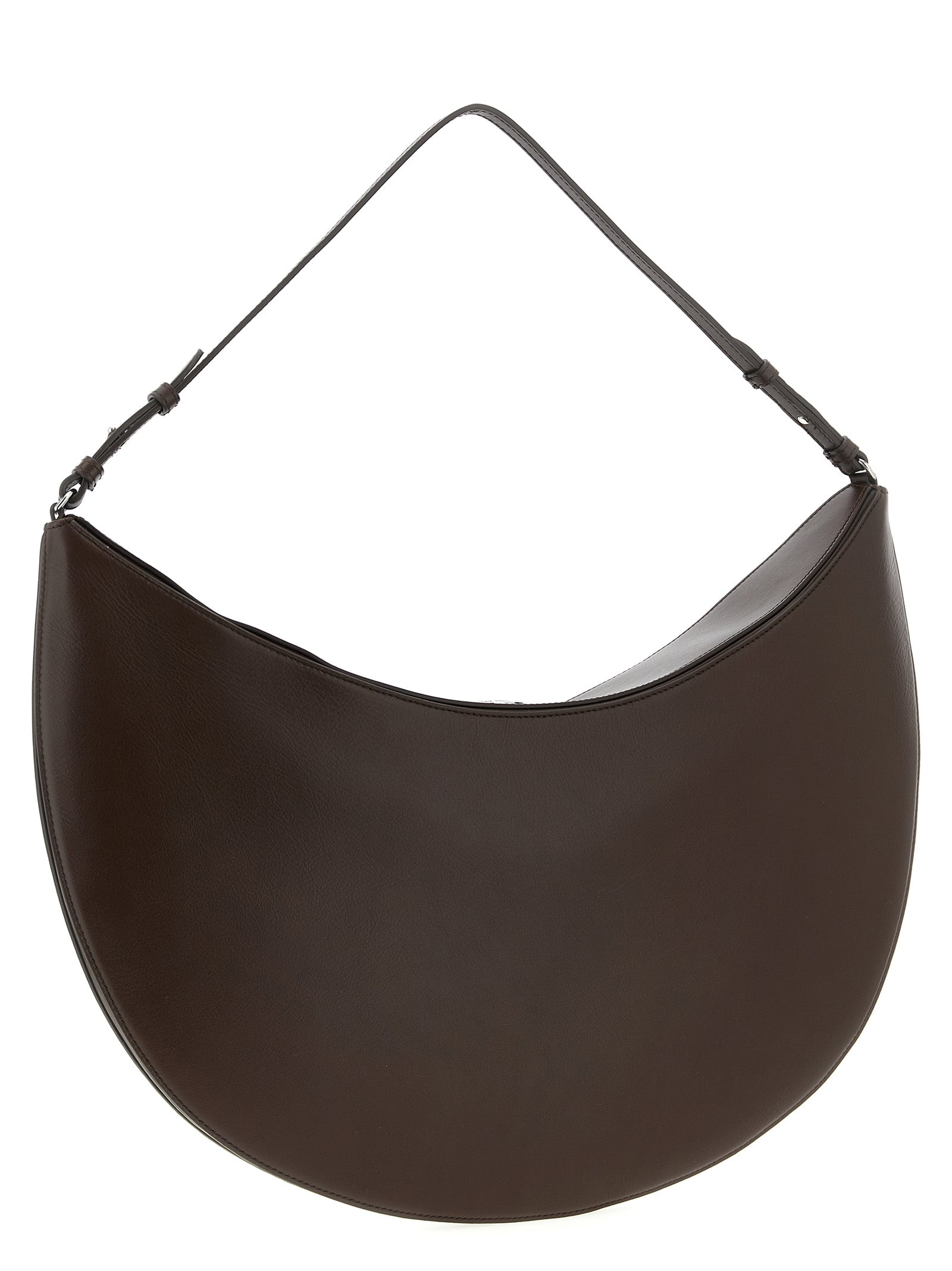 Jacquemus Ovalo Hobo Bag - Dark Brown