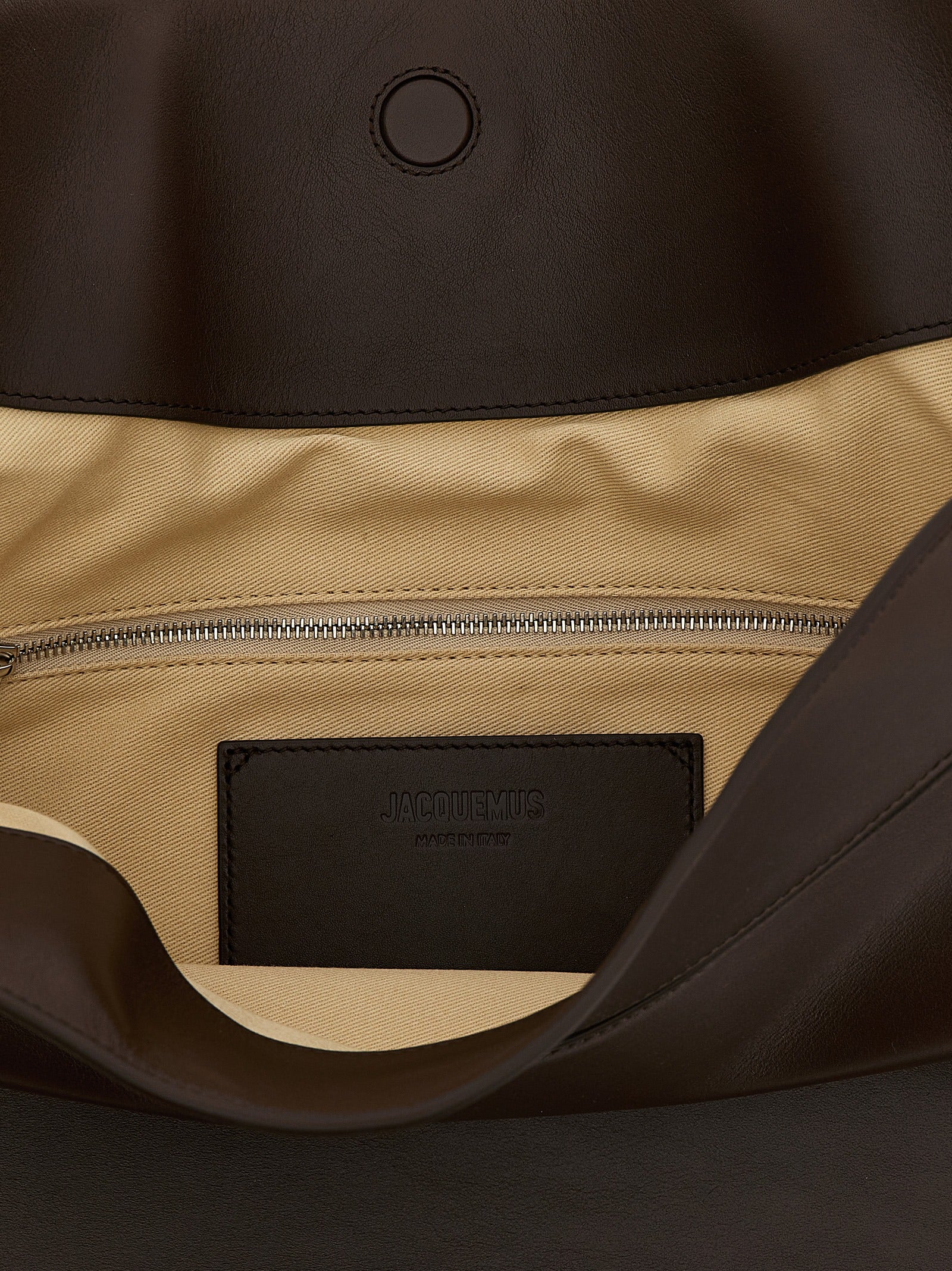 Jacquemus Ovalo Hobo Bag - Dark Brown