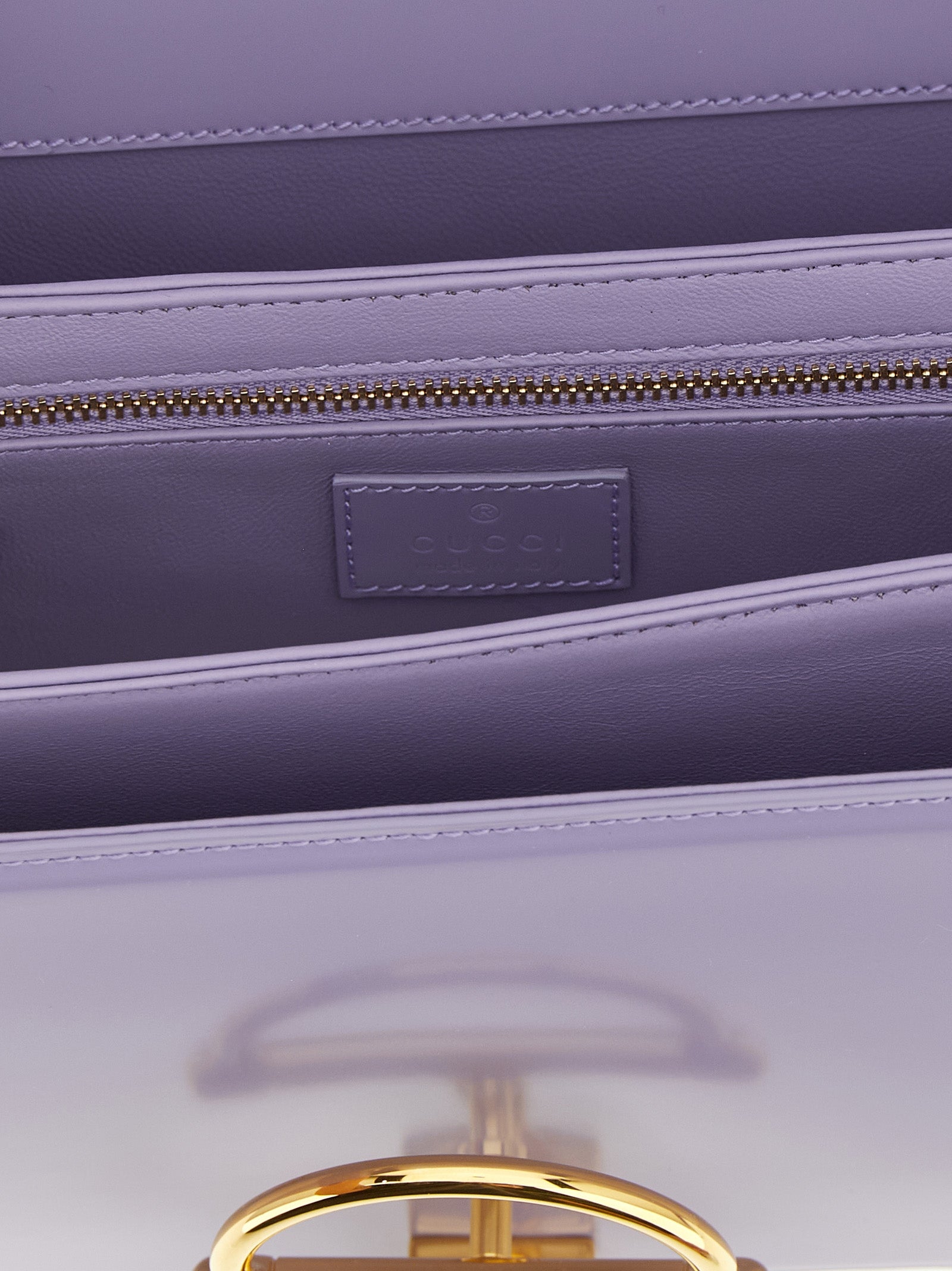 Gucci Siena Crossbody Bag - Lilac Leather