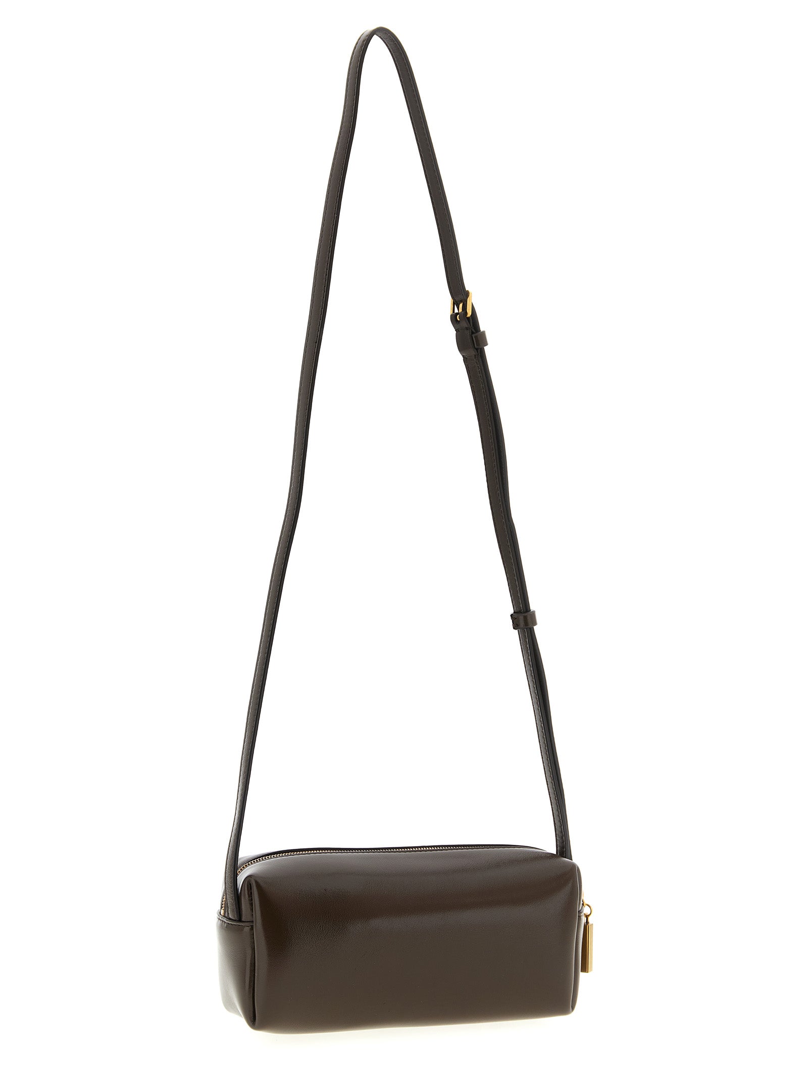Khaite Kye Mini Crossbody Bag - Dark Brown
