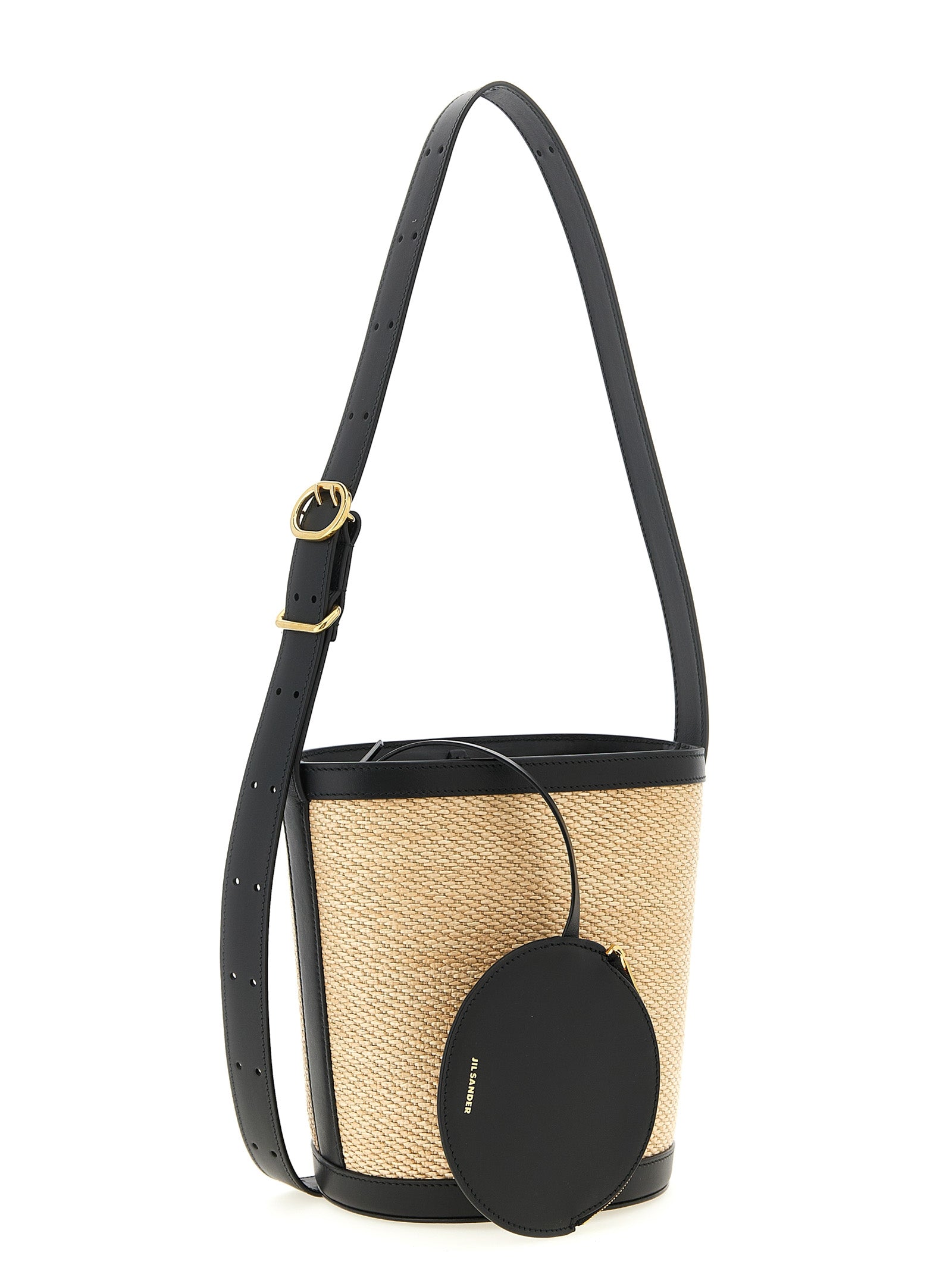 Jil Sander Cannolo Bucket Bag - Natural