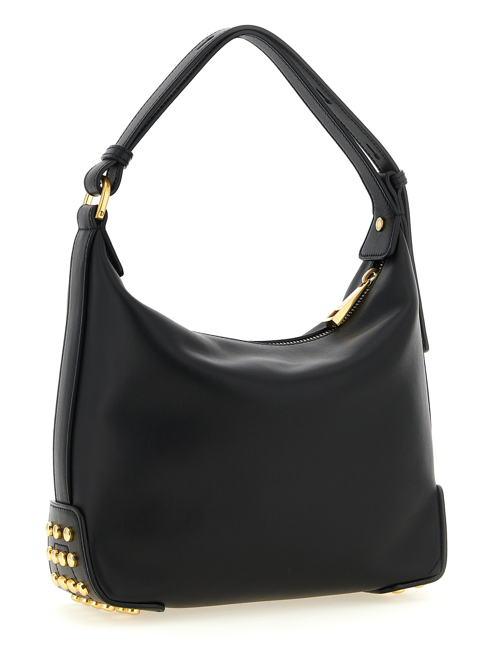 Tod's Metal Dots Mini Bag - Black Leather