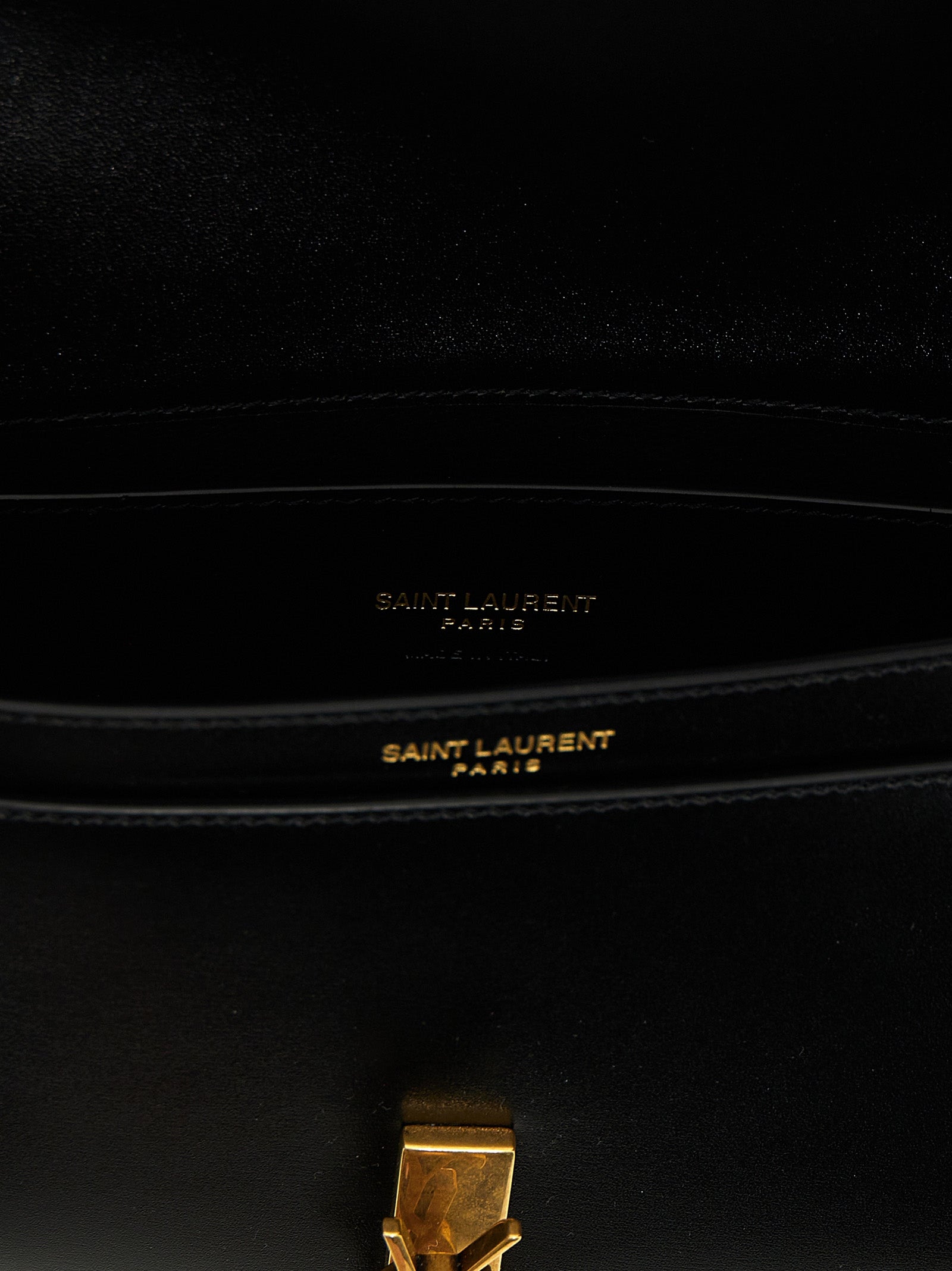 Saint Laurent Voltaire Mini Box Shoulder Bag - Black