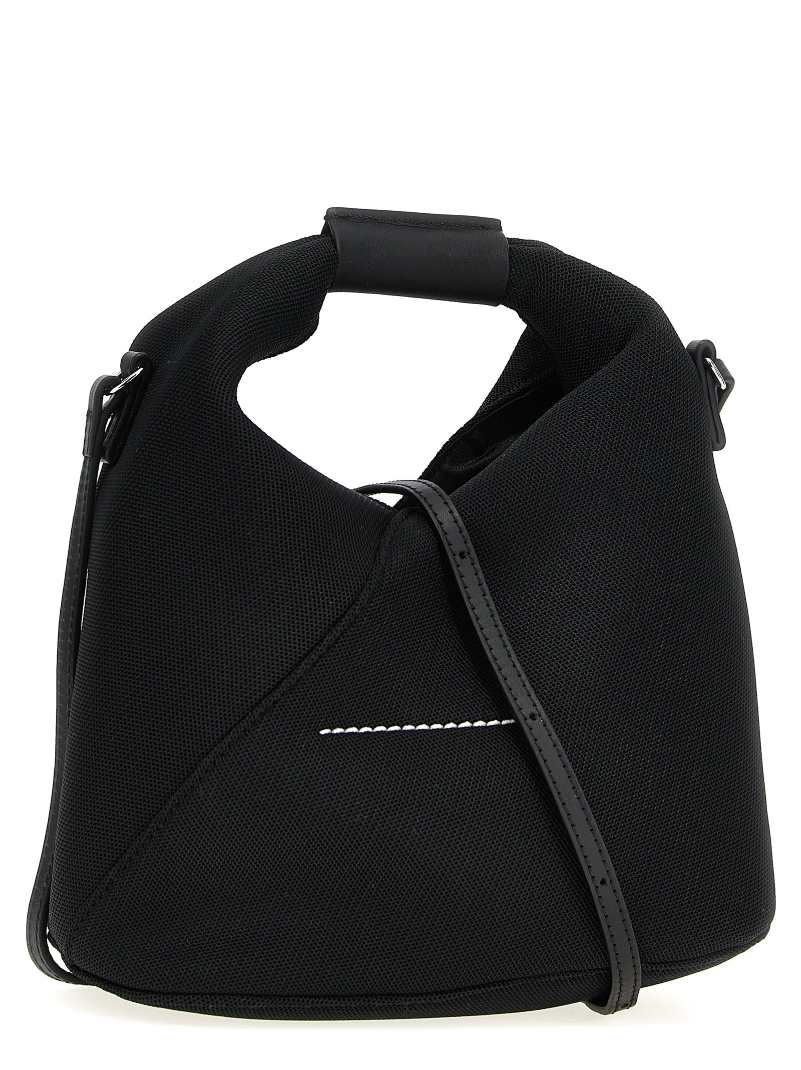 MM6 Japanese Mesh Crossbody Bag - Black