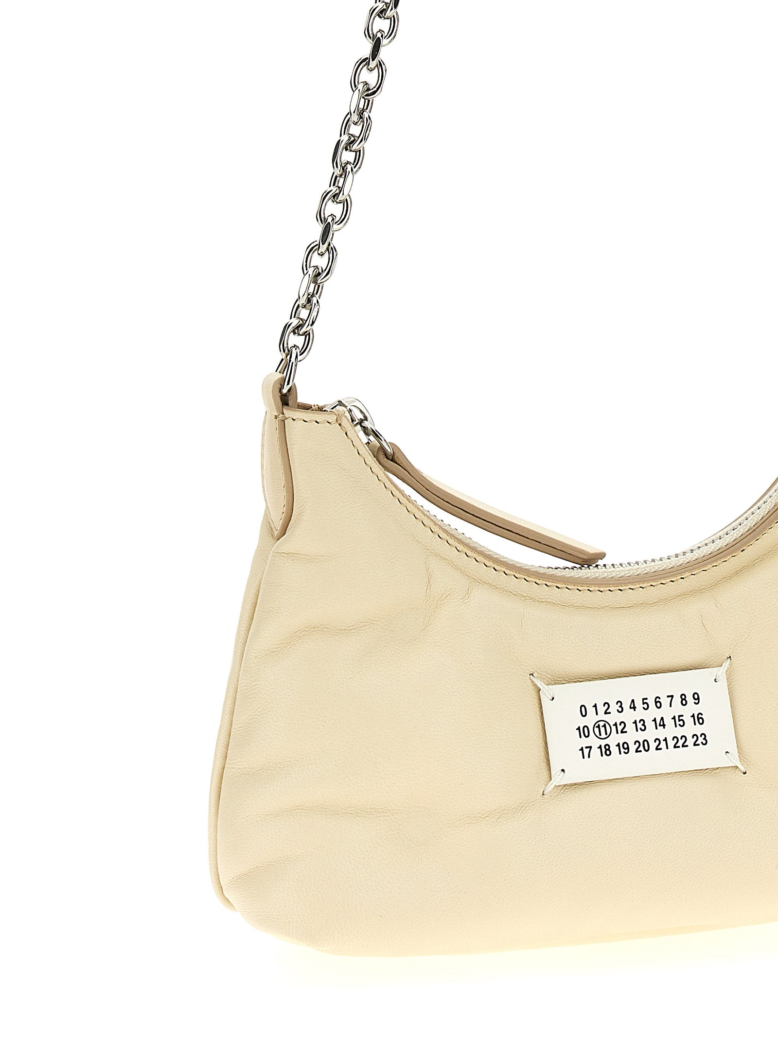 Maison Margiela Glam Slam Hobo Micro Shoulder Bag - Beige