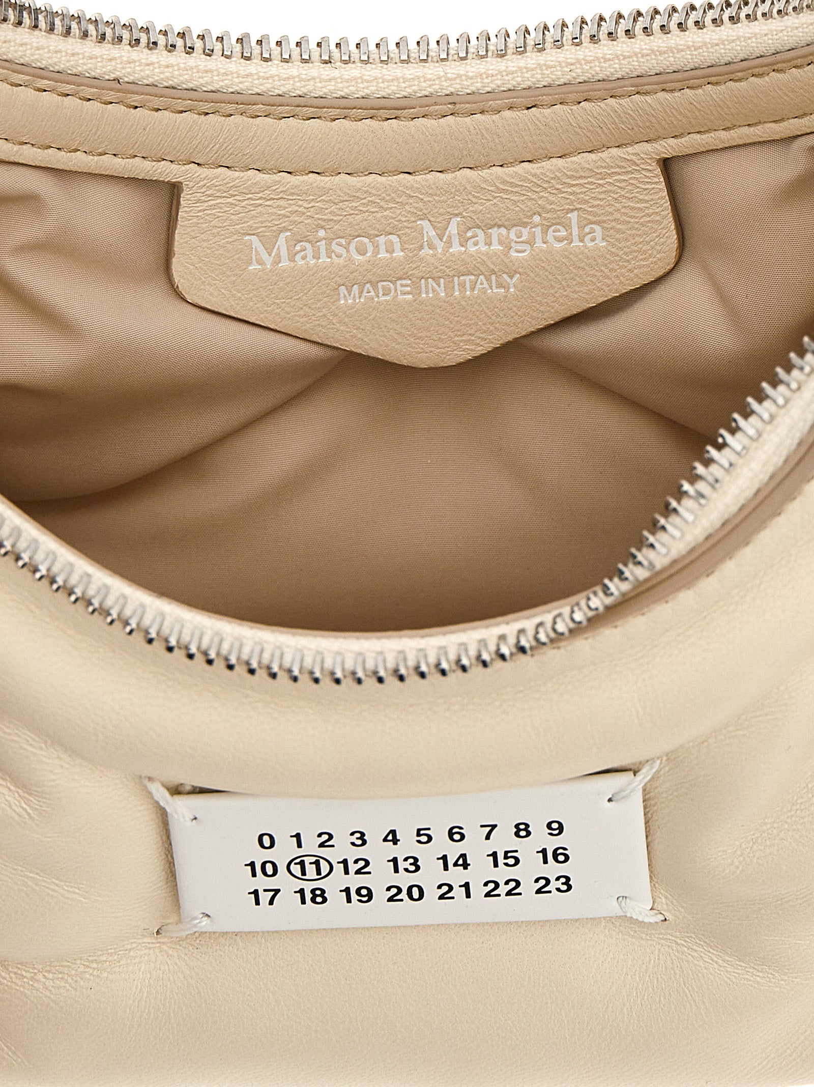 Maison Margiela Glam Slam Hobo Micro Shoulder Bag - Beige