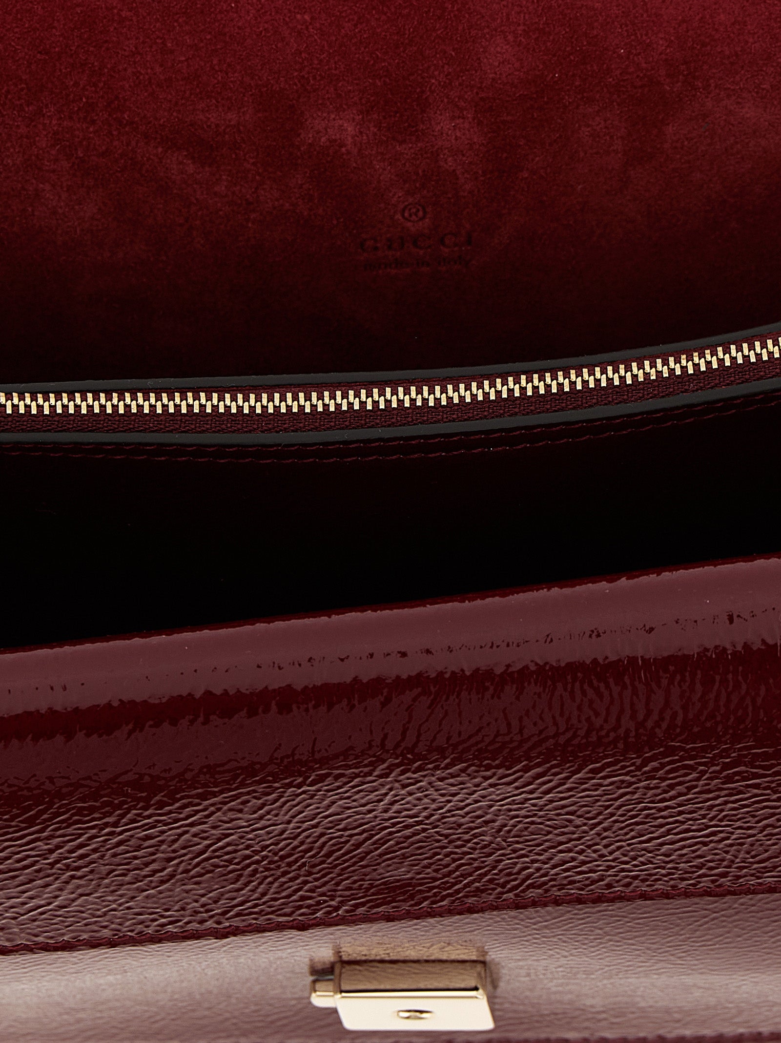 Gucci Dionysus Medium Shoulder Bag - Red Patent Leather