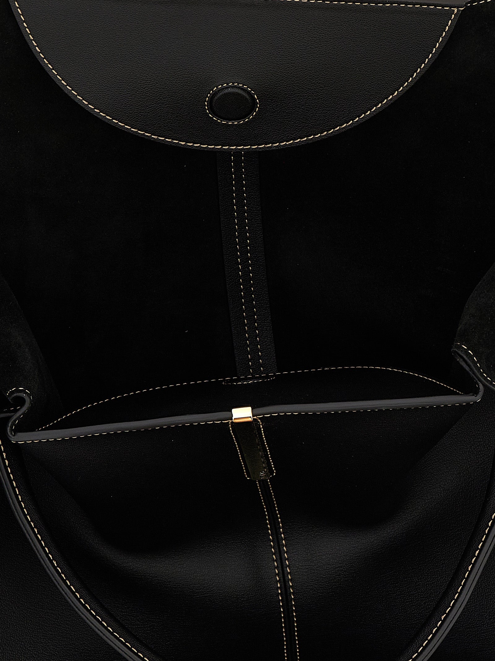 Tod's Medium Shopping Bag - Black Leather