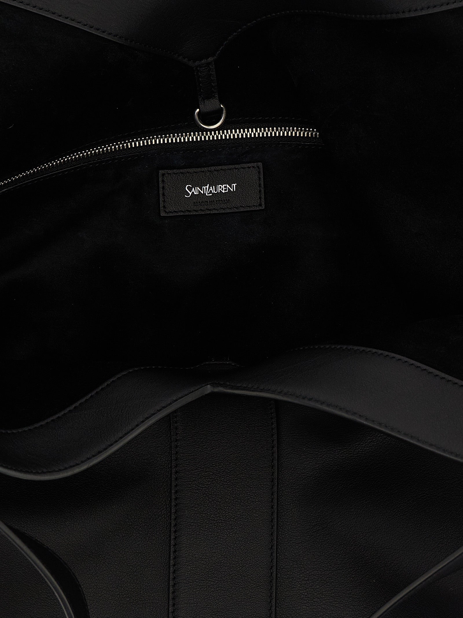 Saint Laurent Y Large Tote - Black Leather