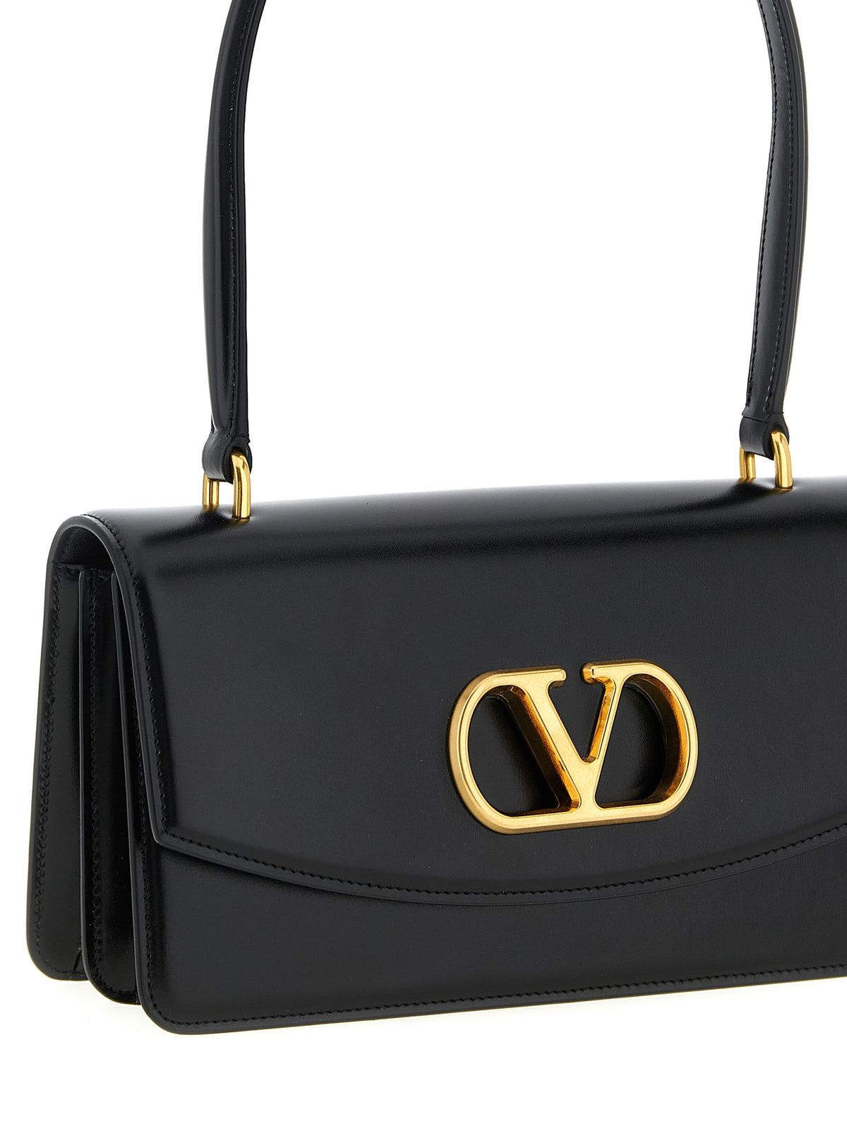 Valentino Garavani Vain Shoulder Bag - Shiny Black