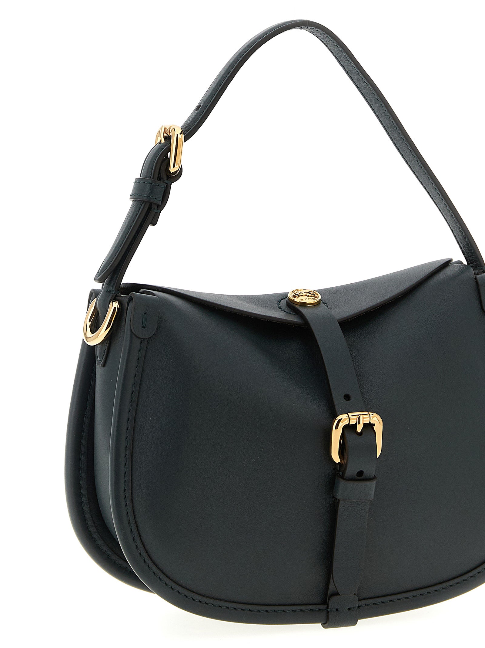Etro Pony Bag Small - Dark Green Leather