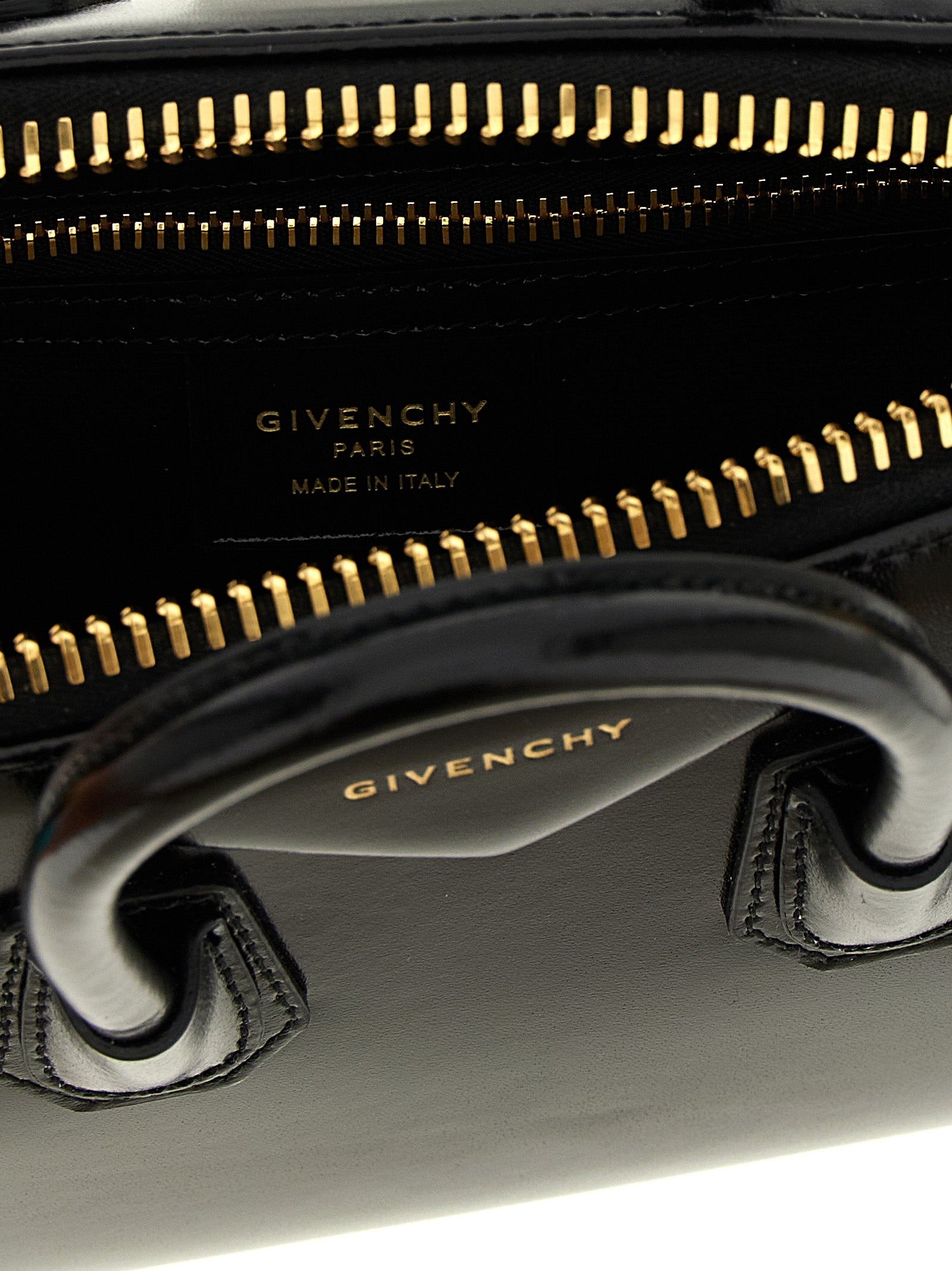 Givenchy Mini Antigona Bag - Black Box Leather