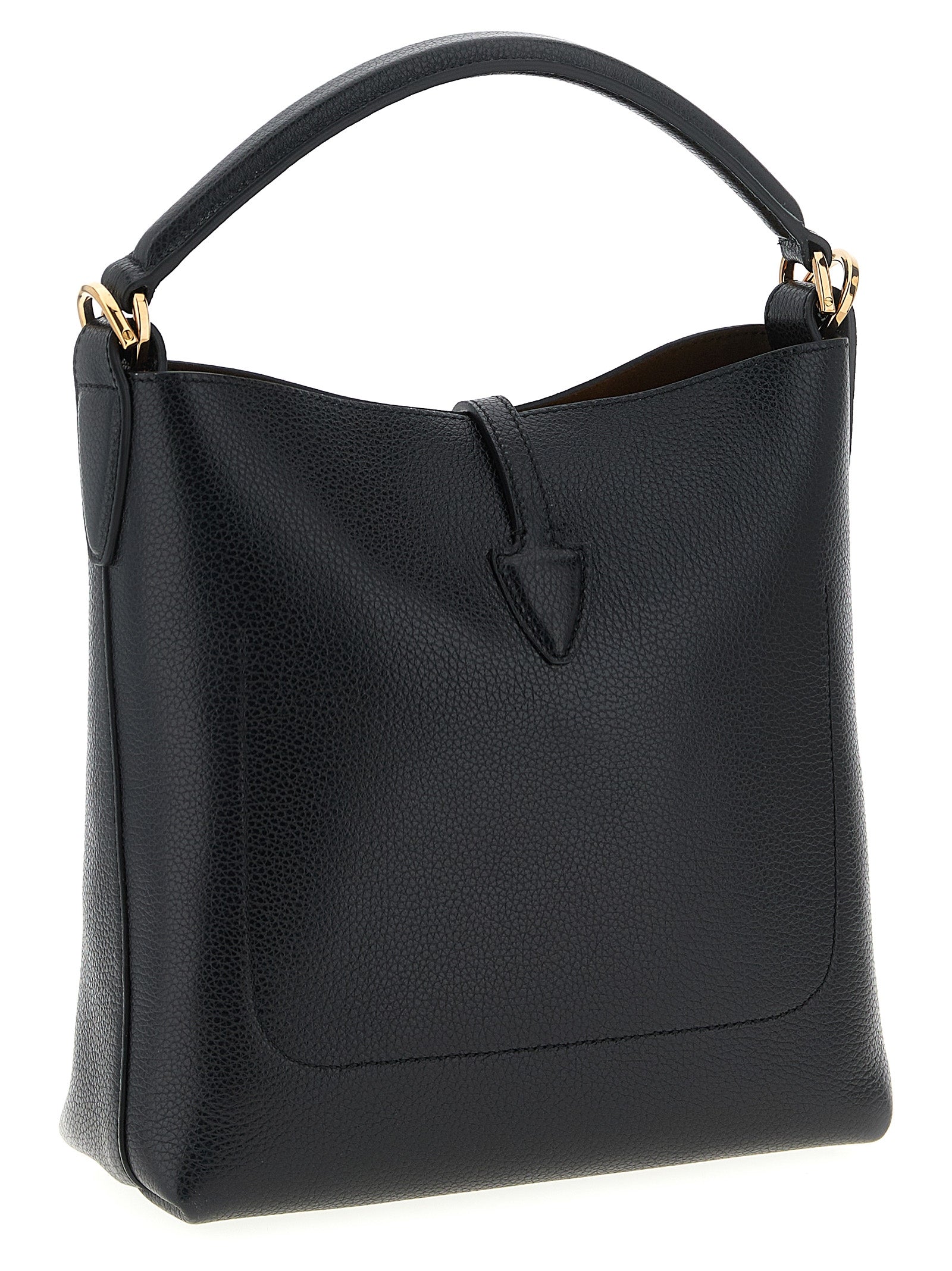 Tod's T Timeless Mini Bucket Bag - Black Leather