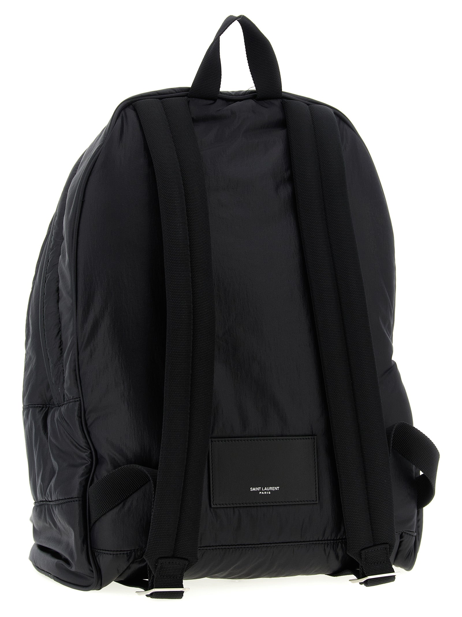 Saint Laurent City Backpack - Black Nylon Canvas
