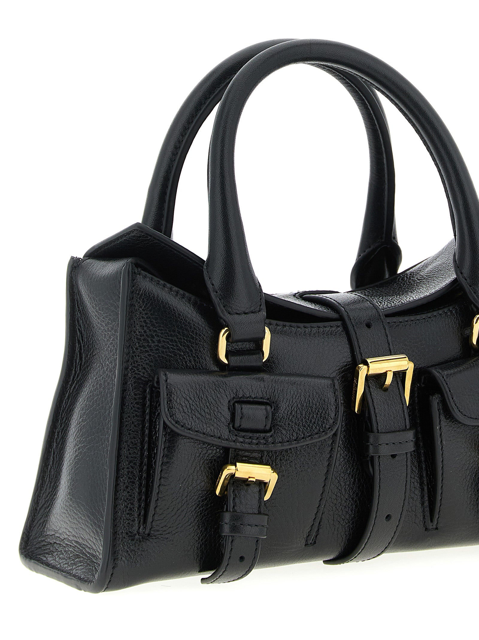 Mulberry Roxanne Mini - Black High Shine Leather