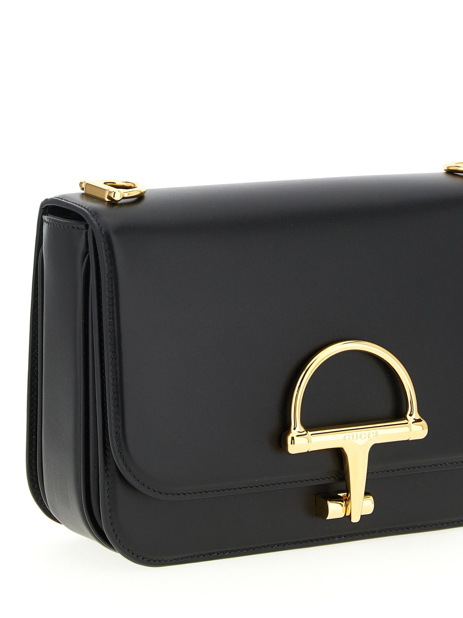 Gucci Siena Crossbody Bag - Black Leather