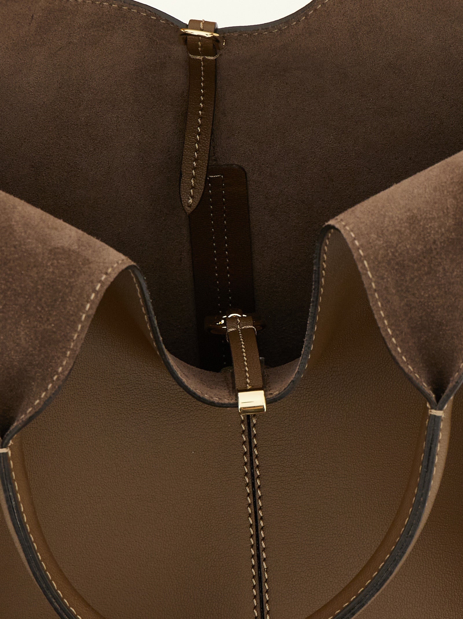 Tod's Tote Small Shopping Bag - Brown Natural
