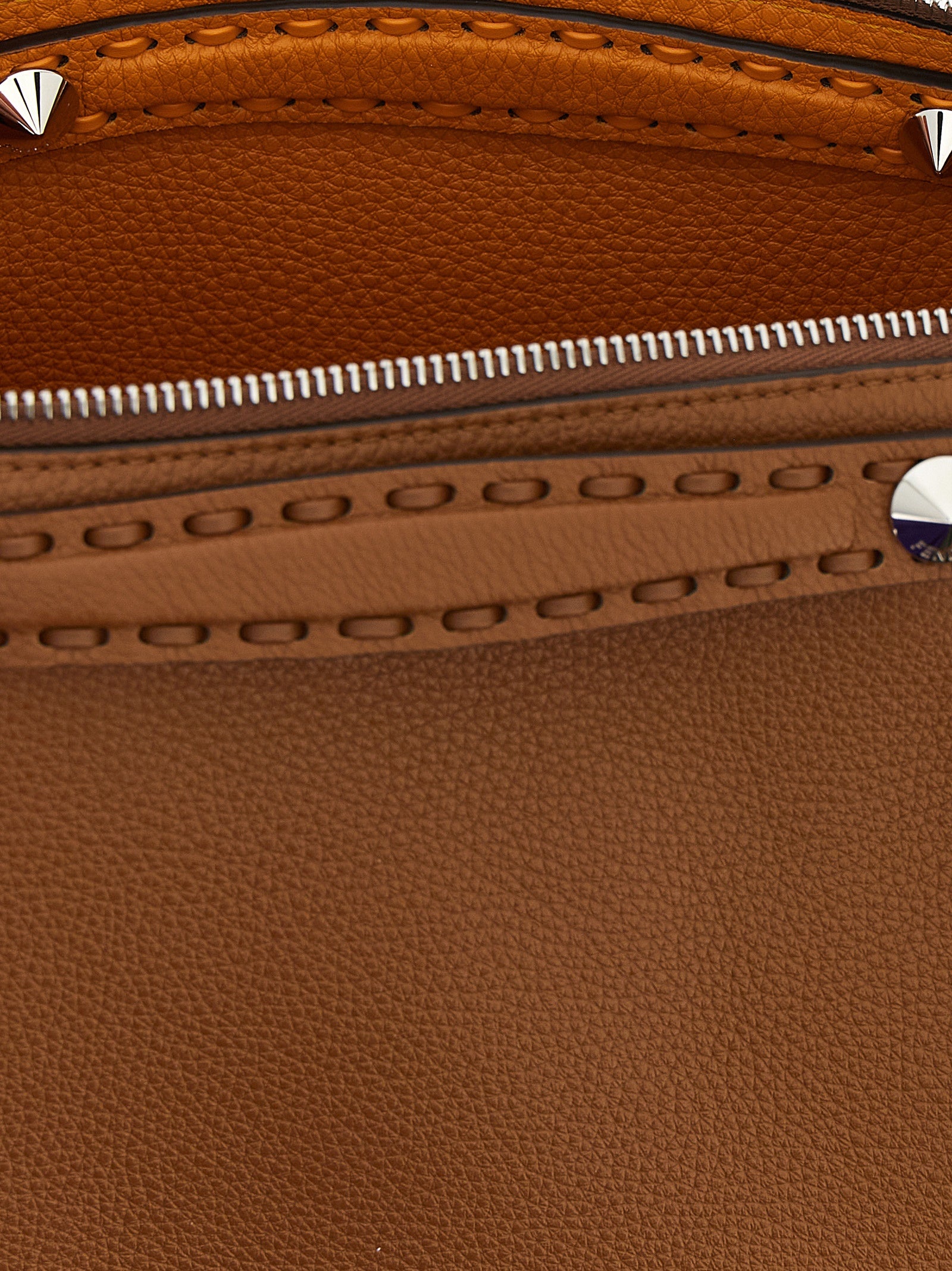 Fendi By The Way Selleria Medium - Tan & Dark Orange