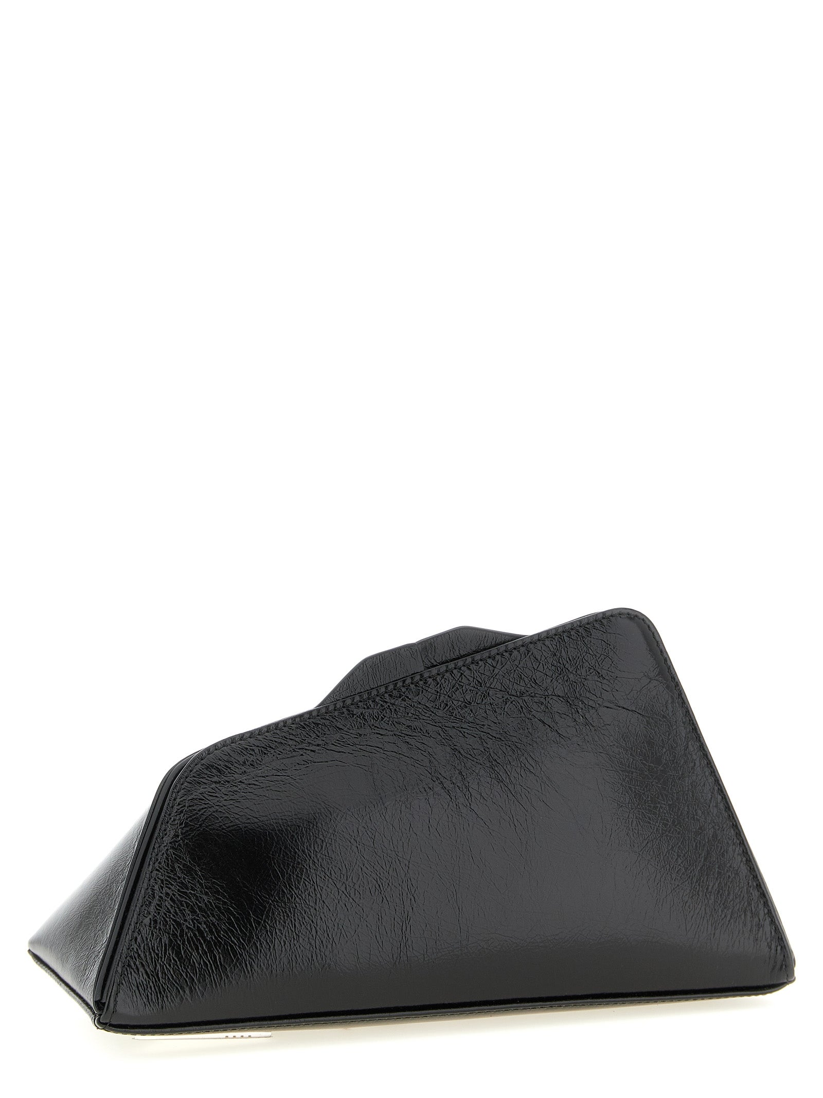 The Attico 8.30 PM Oversized Clutch Bag - Black