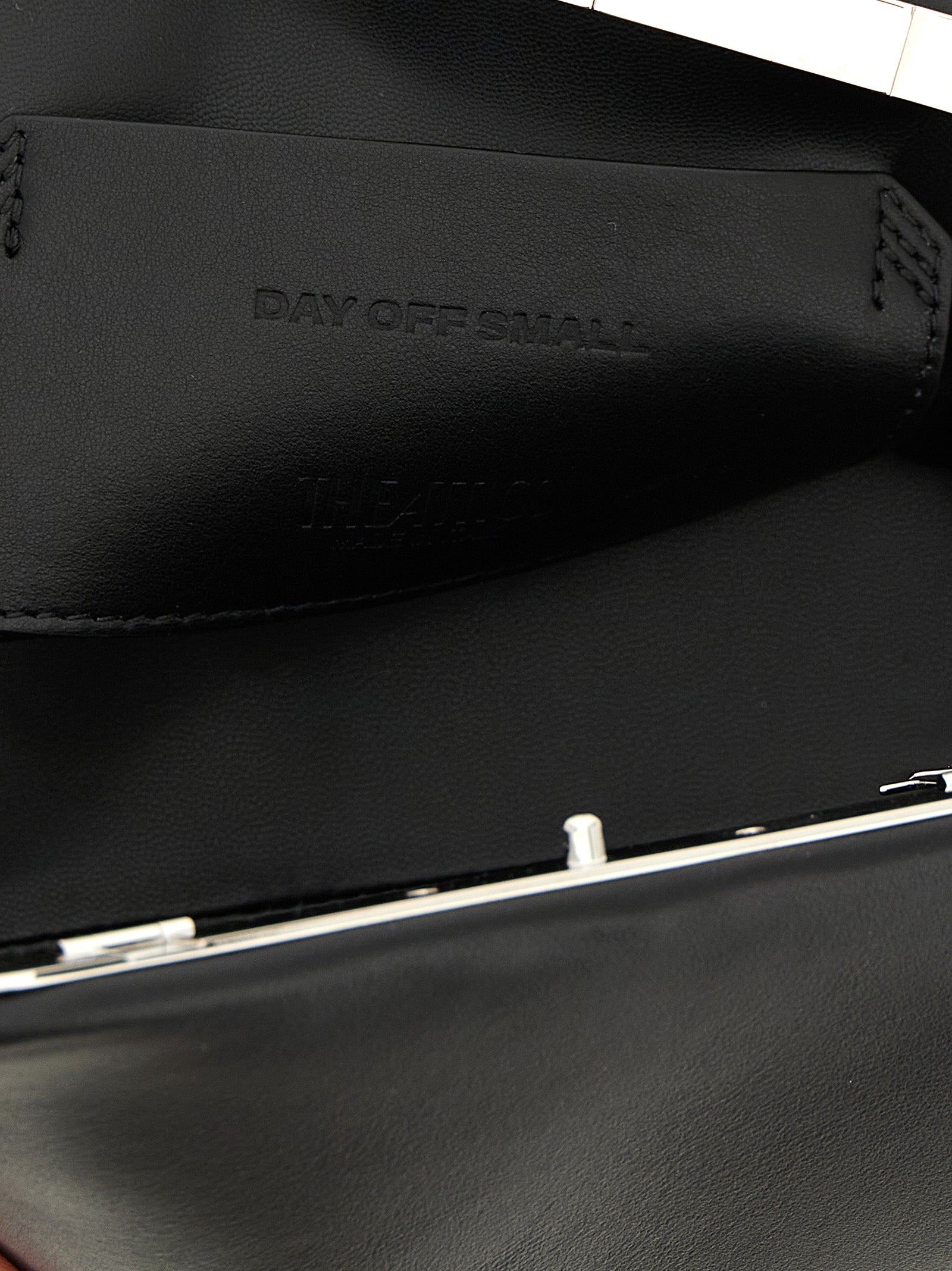 The Attico Day Off Small Clutch Bag - Black