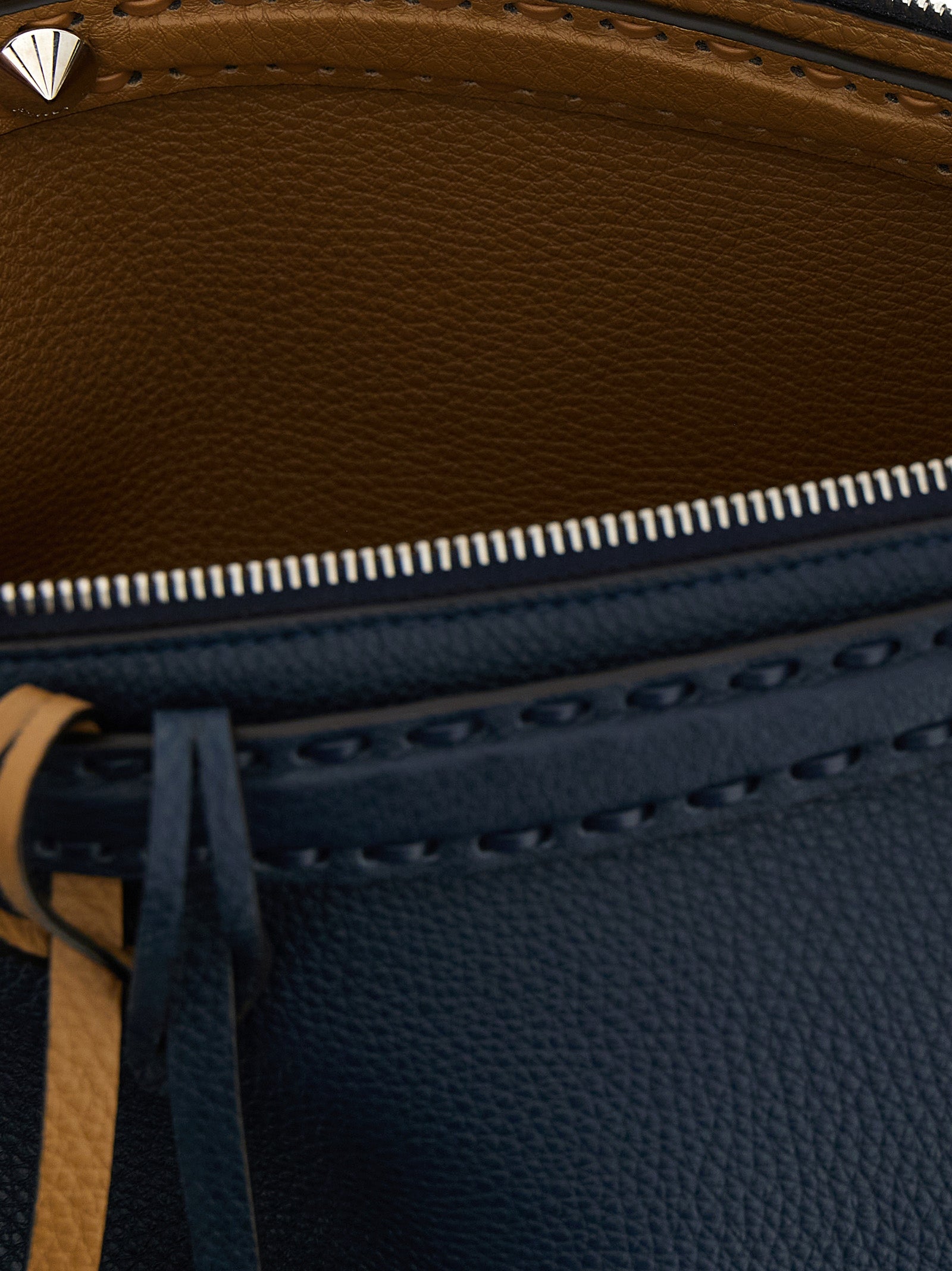 Fendi By The Way Selleria Medium - Dark Blue & Beige