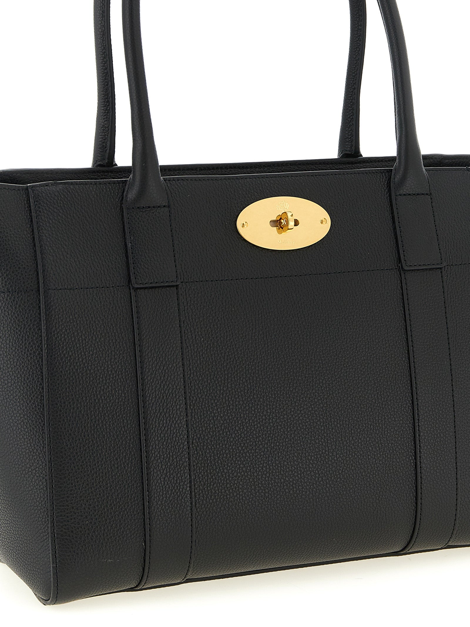 Mulberry Bayswater 9 to 5 Tote Bag - Black Classic Grain