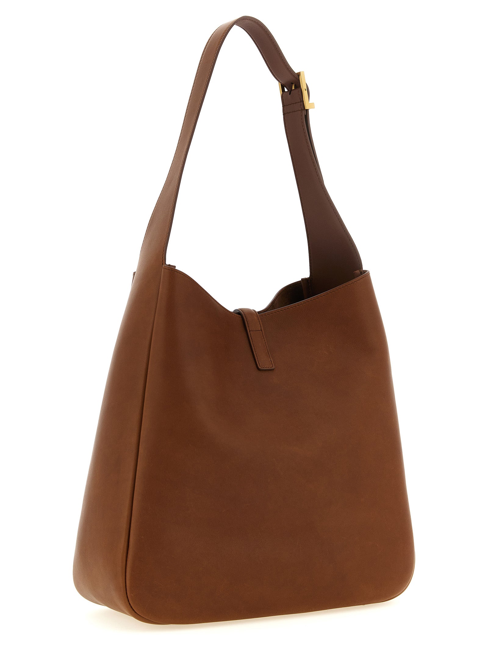 Saint Laurent Le 5 À 7 Large Hobo - Toasted Brown