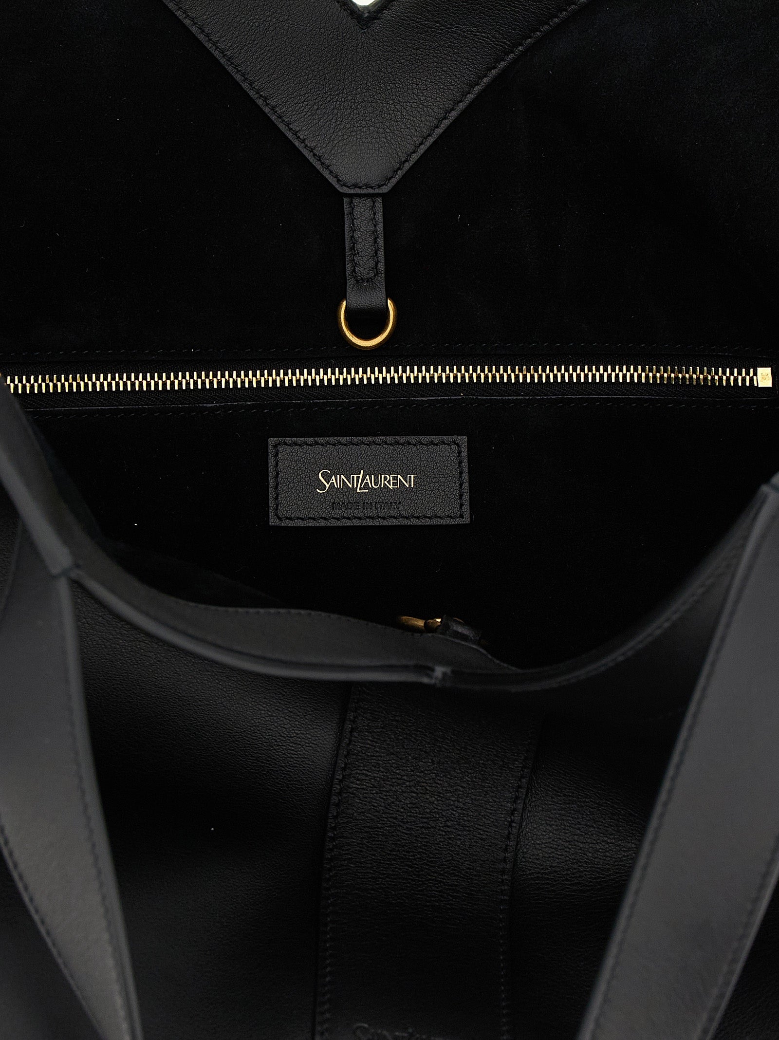 Saint Laurent Y Small Tote - Black Leather