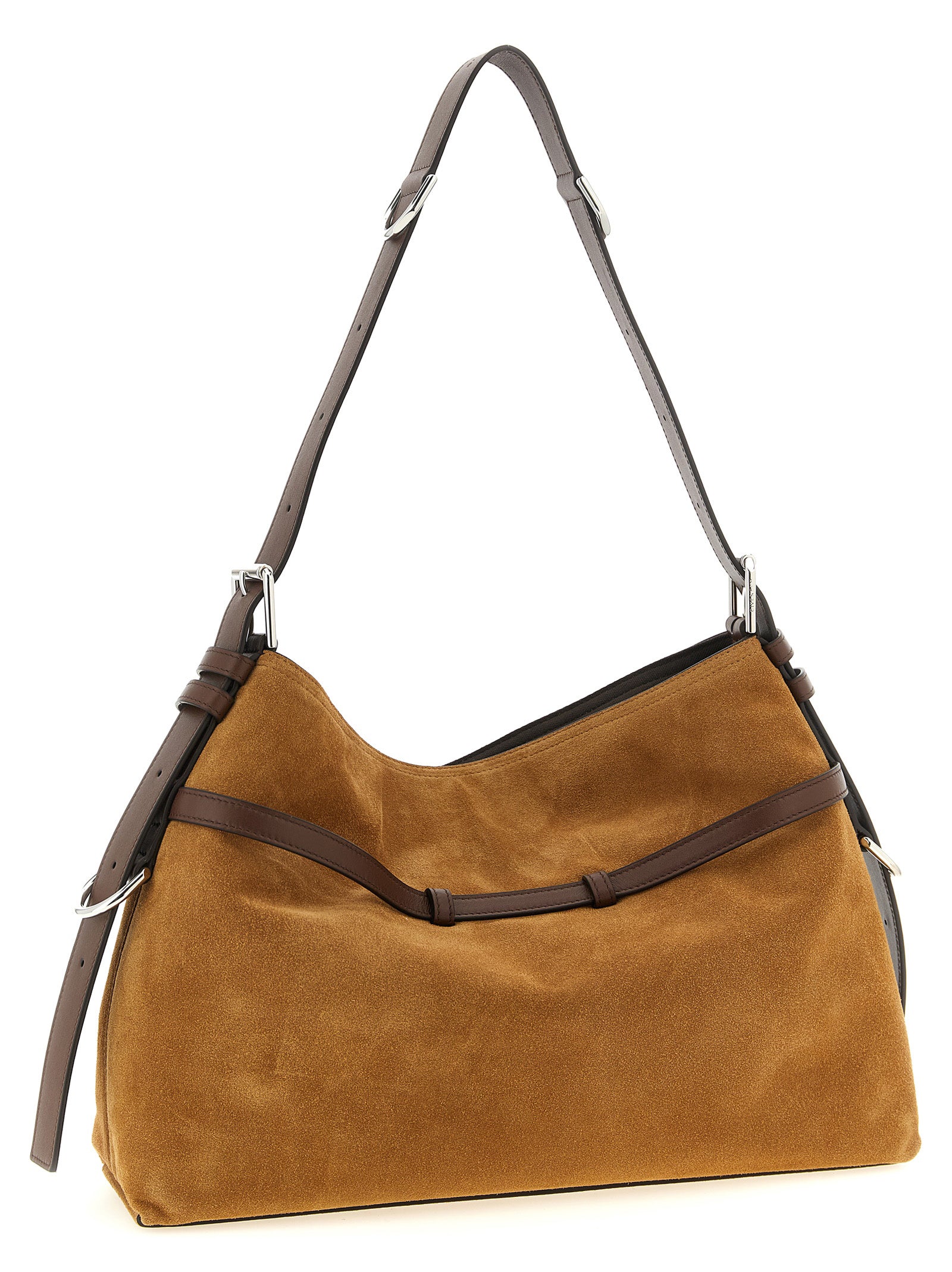 Givenchy Medium Voyou Bag - Brown Suede and Leather