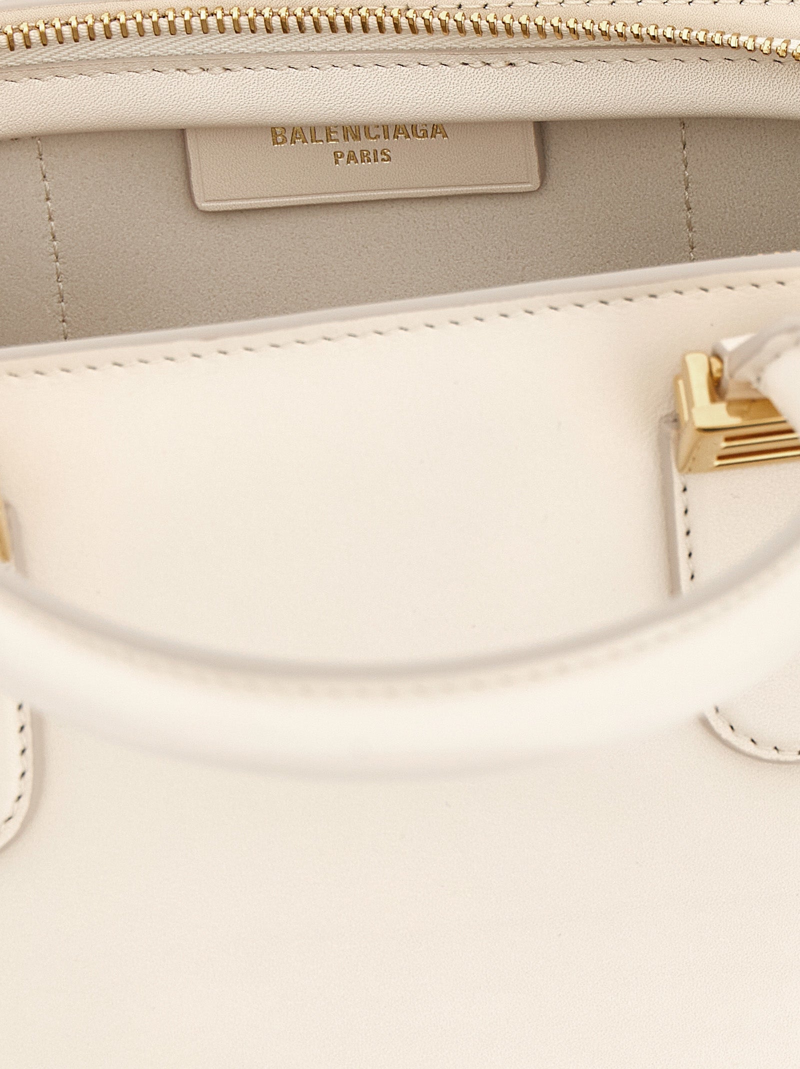 Balenciaga Bolero Bowling Bag Mini - Cream