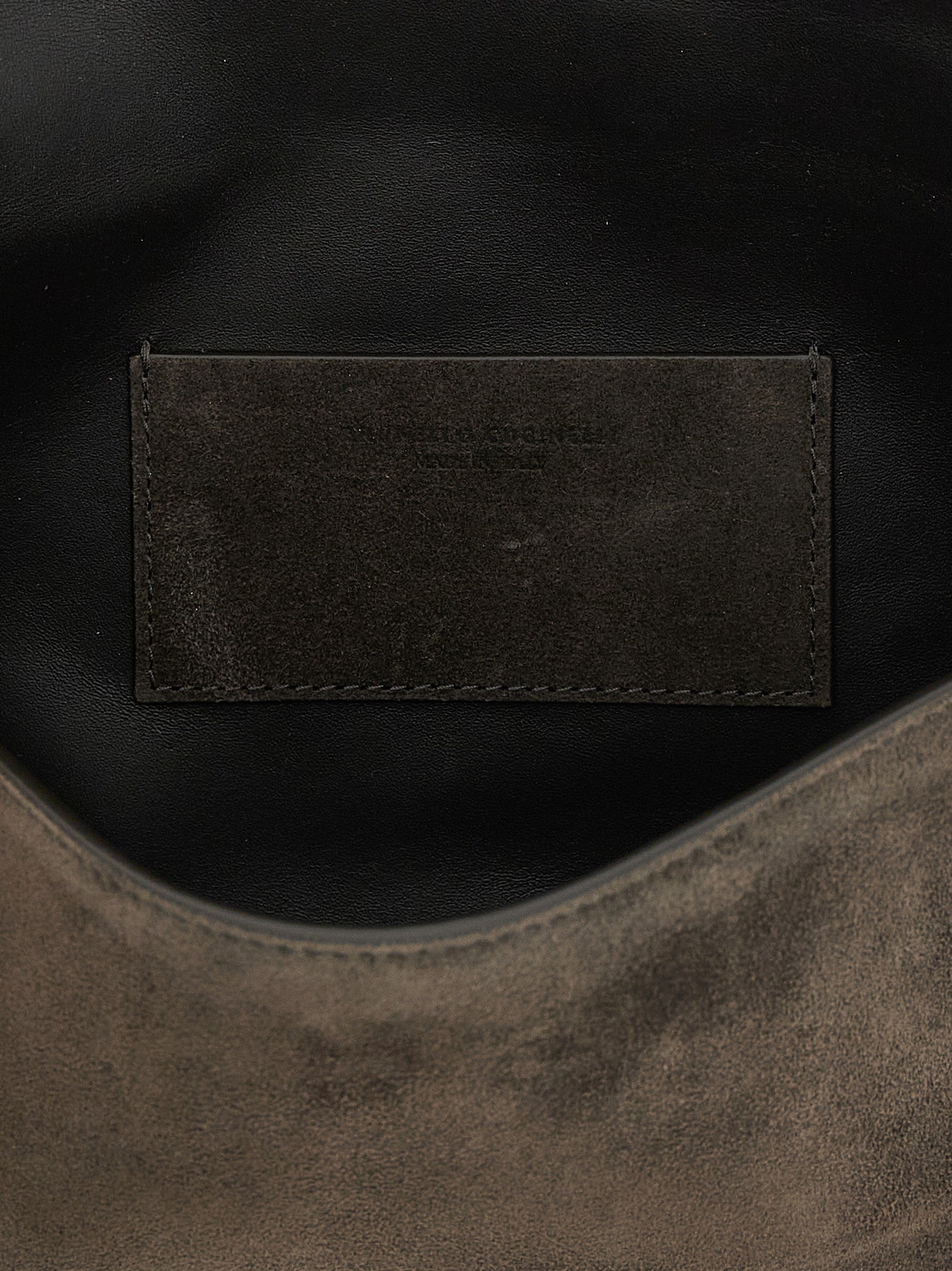 Brunello Cucinelli Essence Clutch Bag - Pepper Suede with Monili