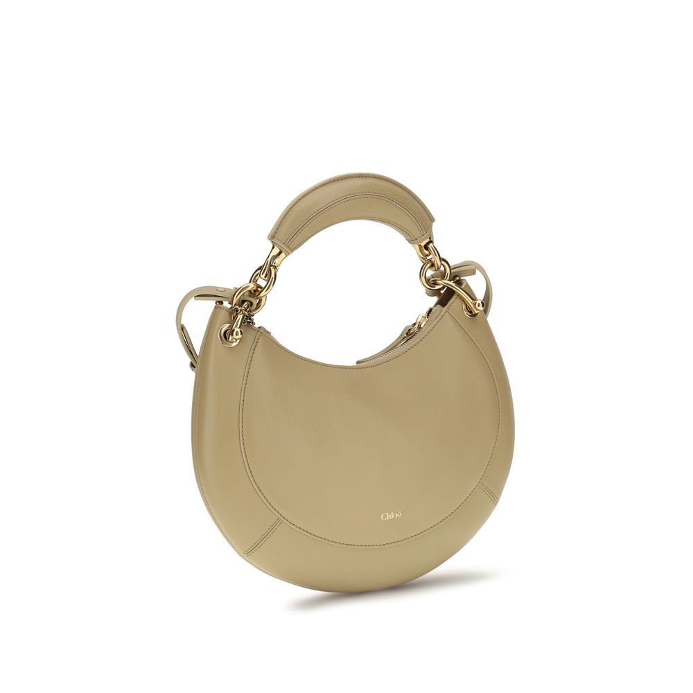 Chloé Banana Small Hobo Bag - Beige Soft Leather