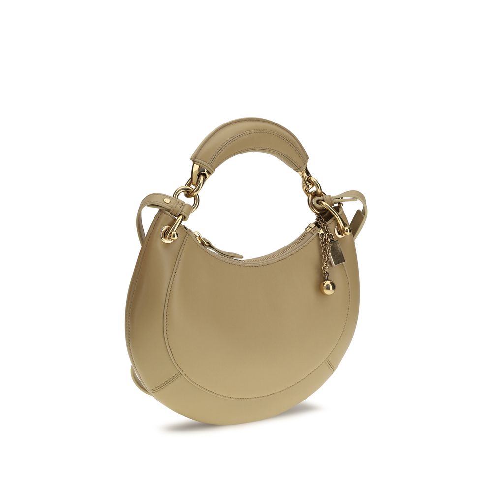 Chloé Banana Small Hobo Bag - Beige Soft Leather