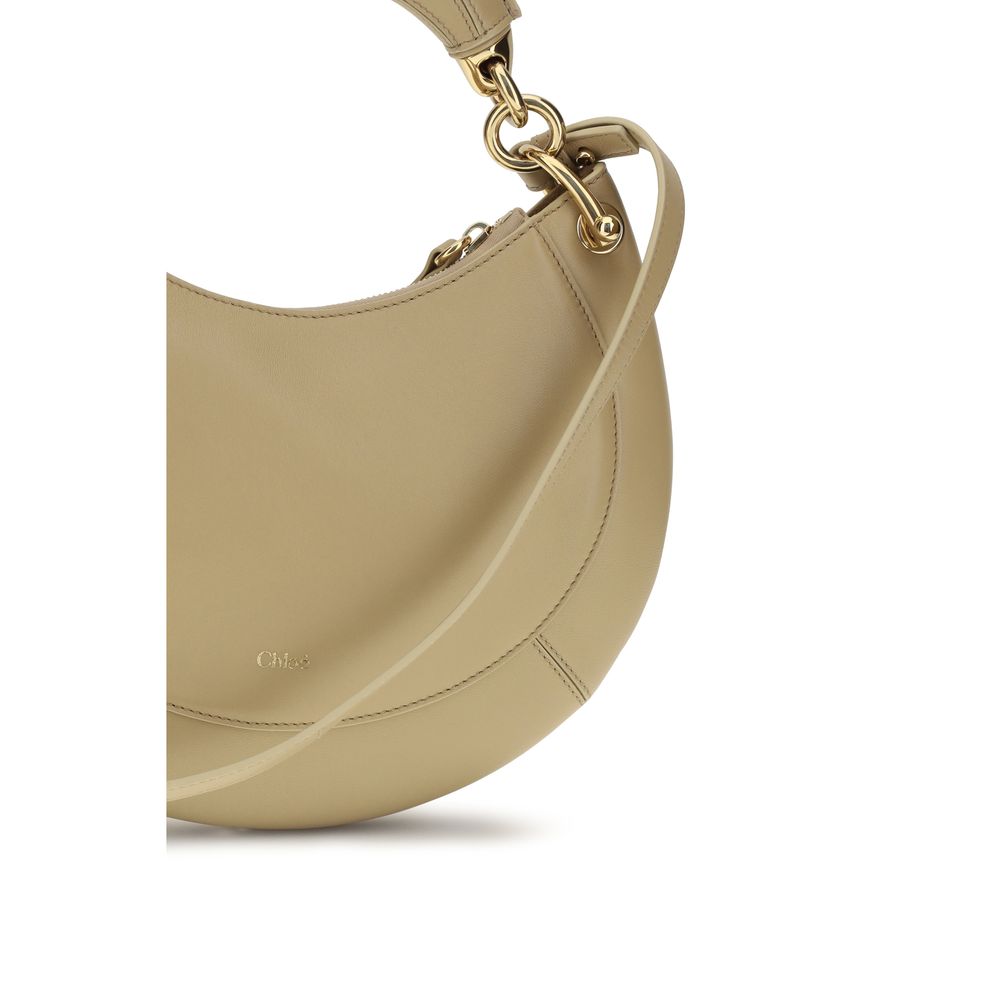 Chloé Banana Small Hobo Bag - Beige Soft Leather