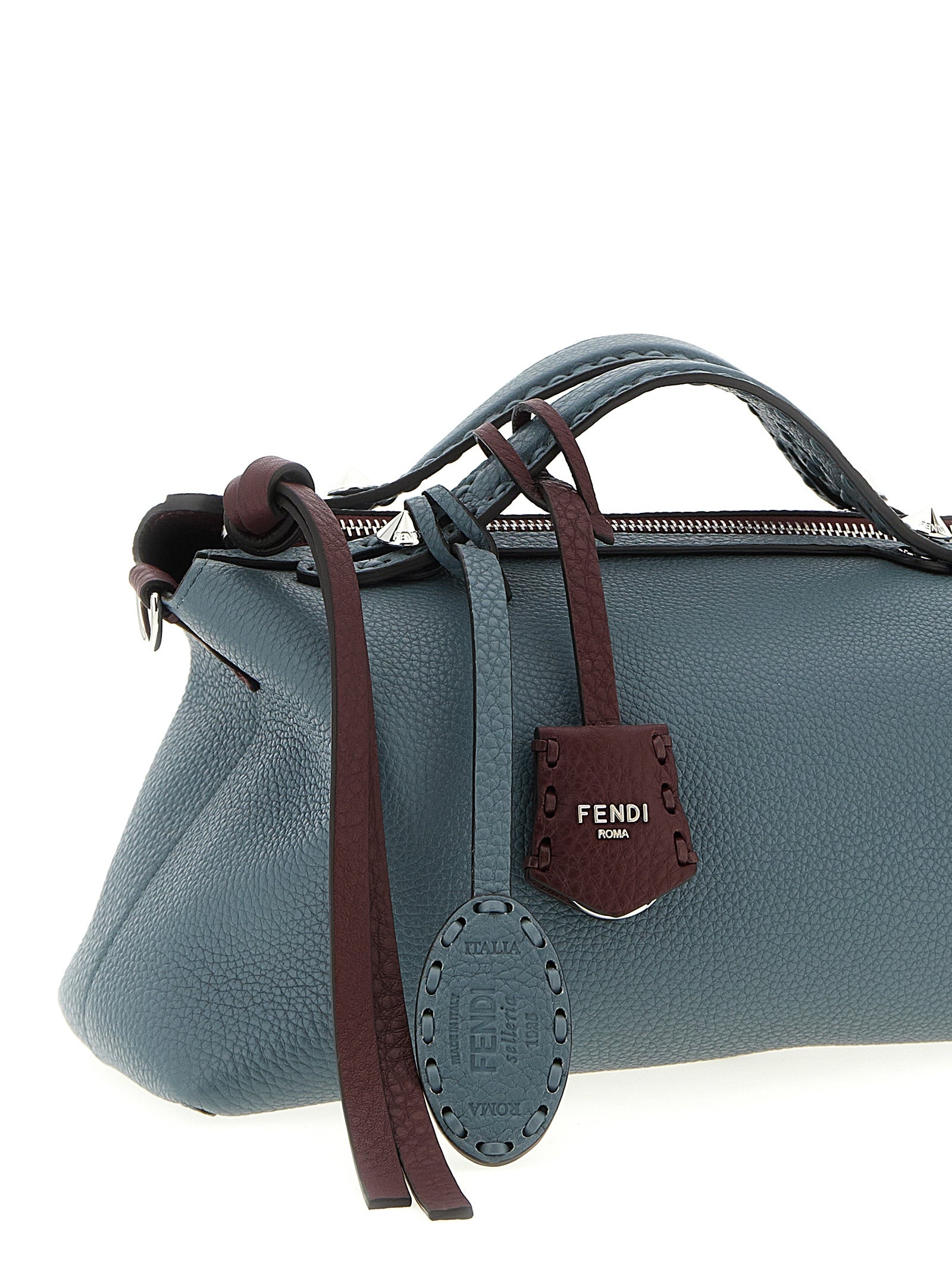 Fendi By The Way Selleria Medium - Burgundy & Mercury Blue