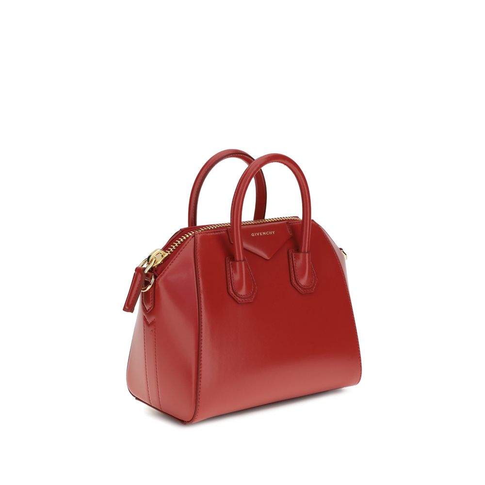 Givenchy Mini Antigona Bag - Vermillon Red Box Leather