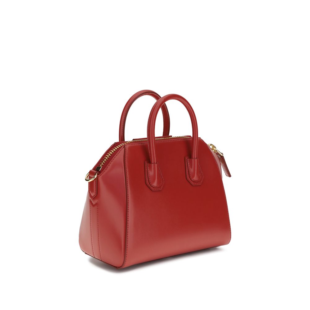 Givenchy Mini Antigona Bag - Vermillon Red Box Leather