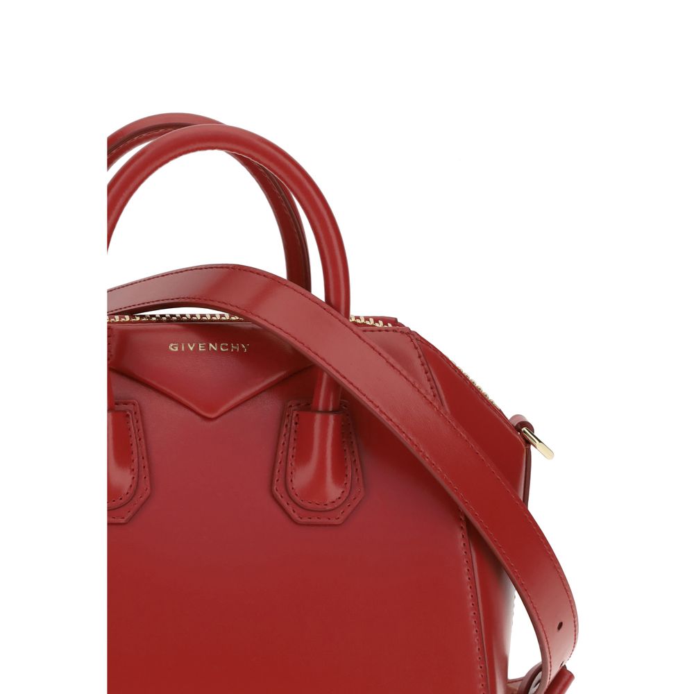 Givenchy Mini Antigona Bag - Vermillon Red Box Leather
